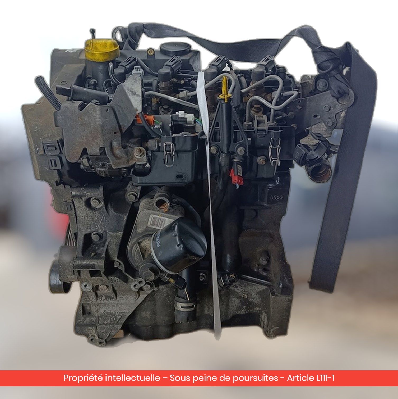 Moteur Nissan Qashqai / Renault Megane II K9KH282 — occasion — vue 3