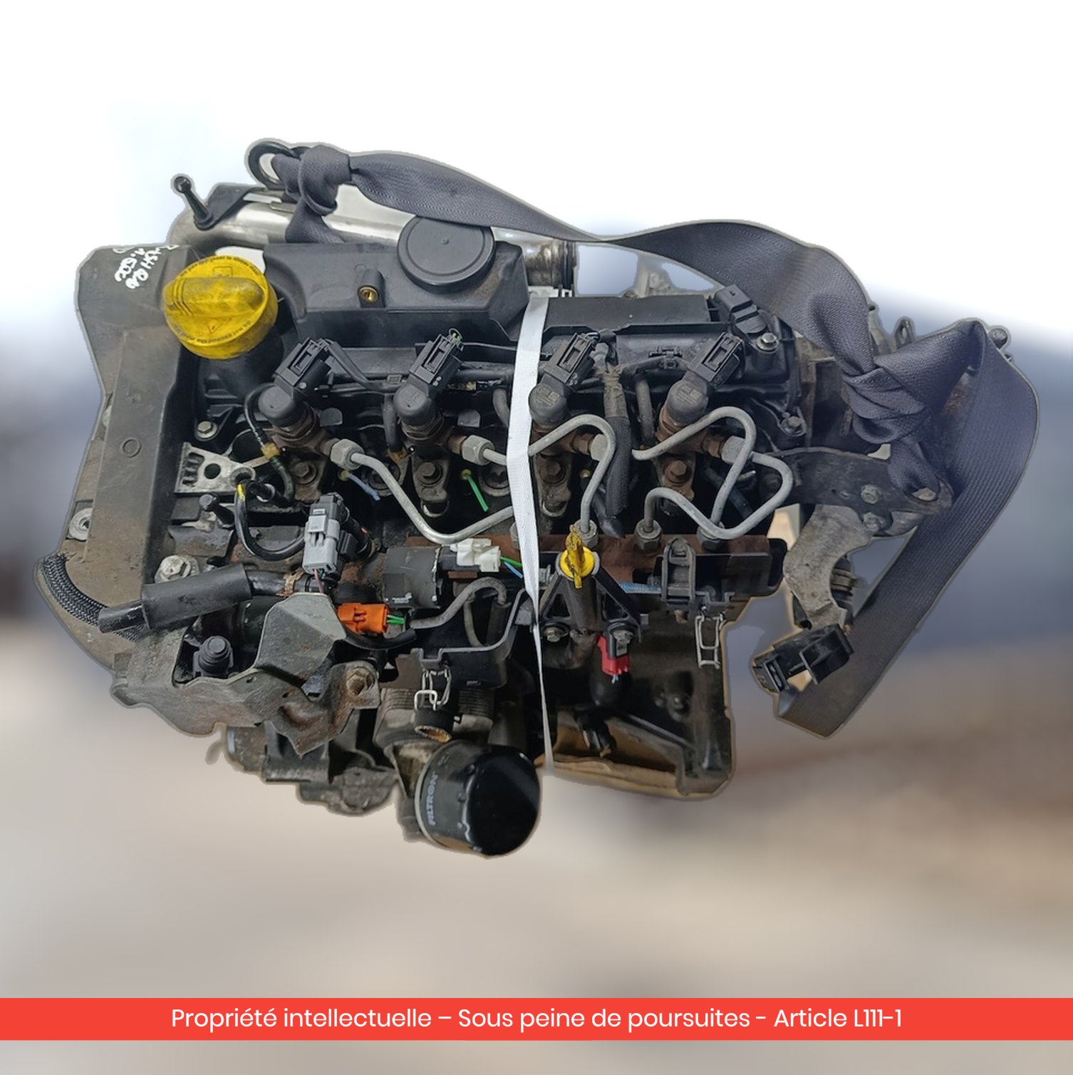 Moteur Nissan Qashqai / Renault Megane II K9KH282 — occasion — vue 4