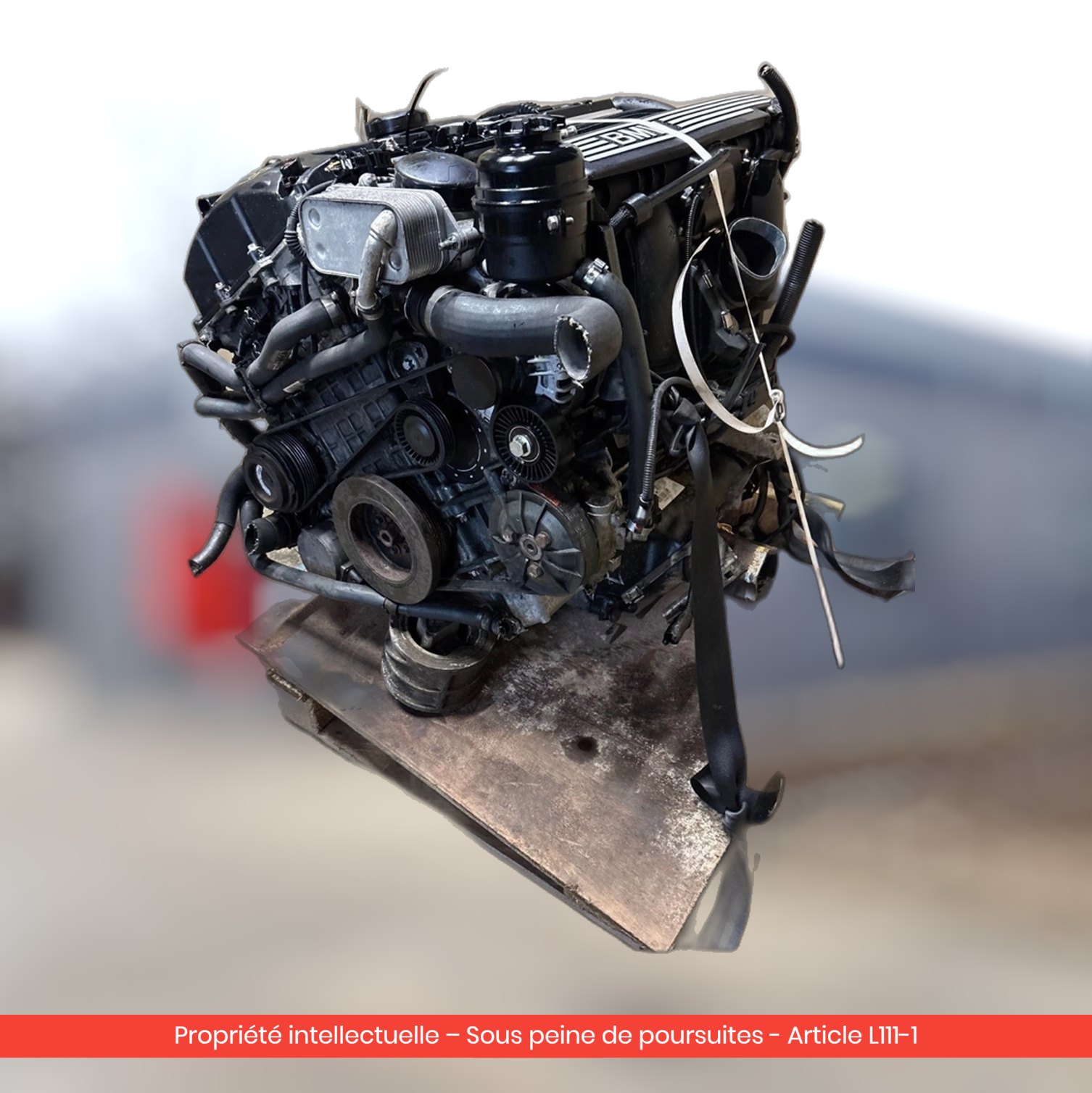 Moteur BMW 645 E63 / 545 E60 N62B44A — occasion — vue 2