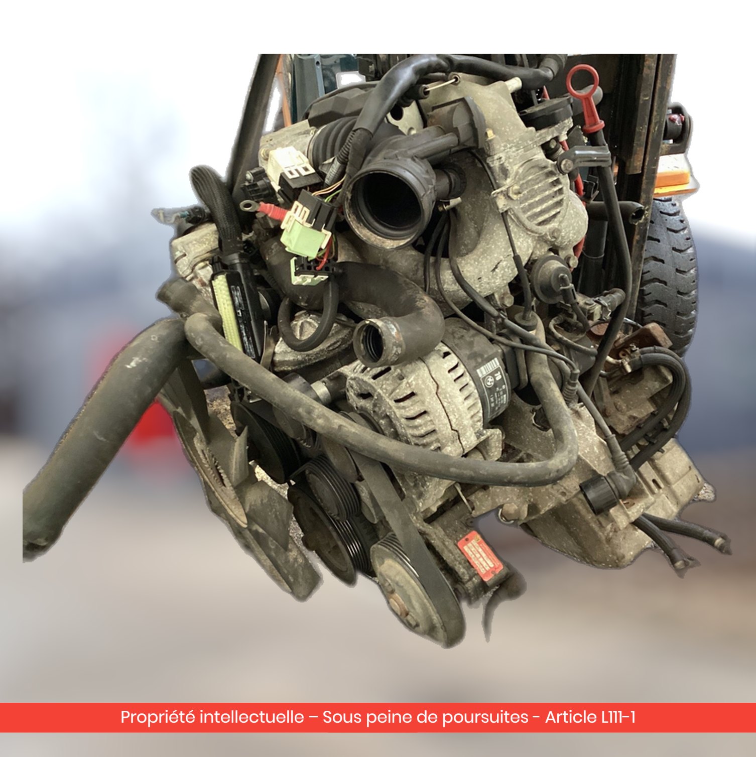 Moteur BMW 318 / 318 E36 184E1-E36 — occasion — vue 2