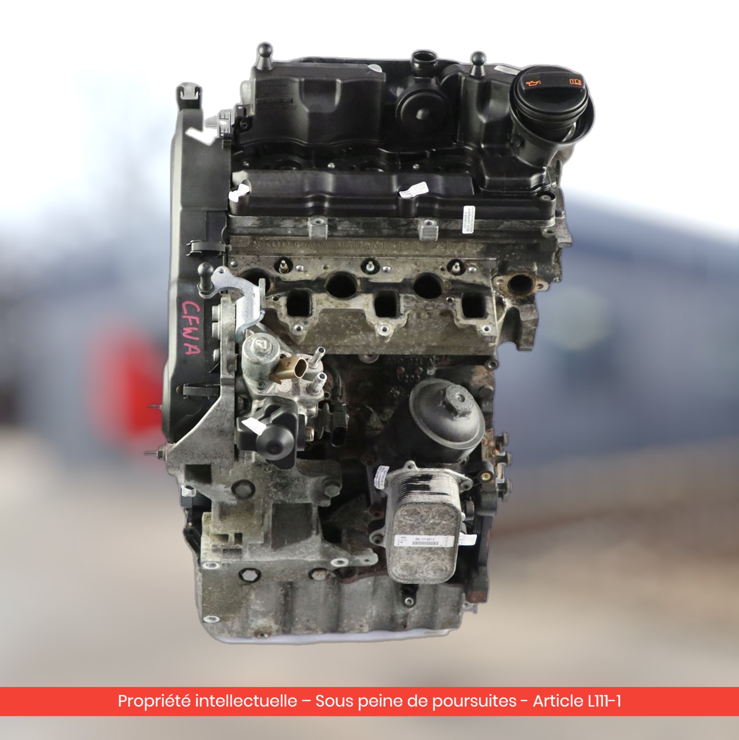 Moteur Seat Ibiza / Volkswagen Polo CFWA — occasion — vue 2