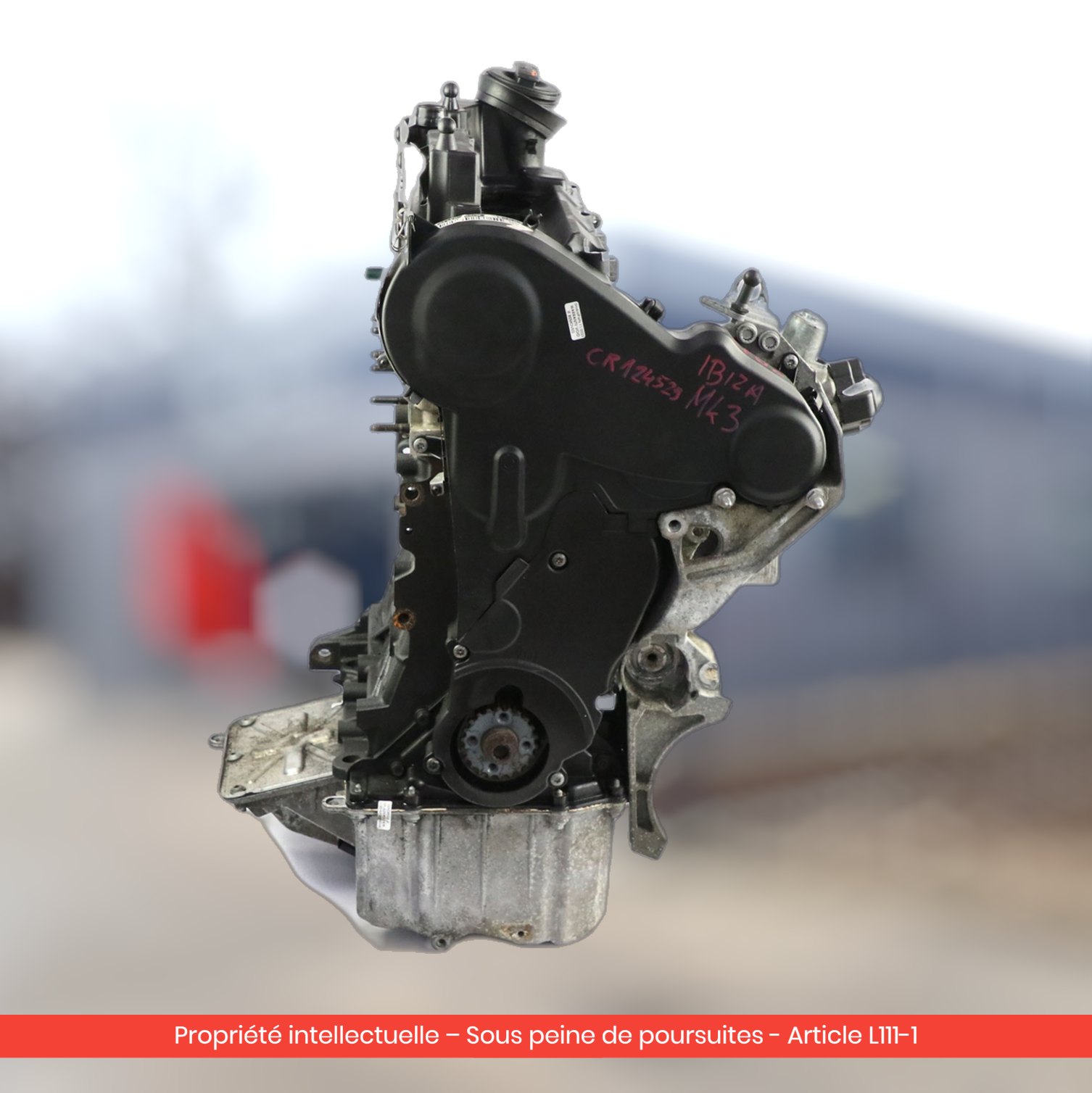 Moteur Seat Ibiza / Volkswagen Polo CFWA — occasion — vue 3
