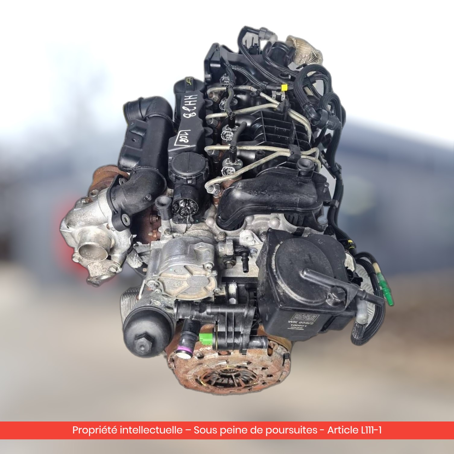 Moteur Ford Fusion / Fiesta HHJB — occasion — vue 2