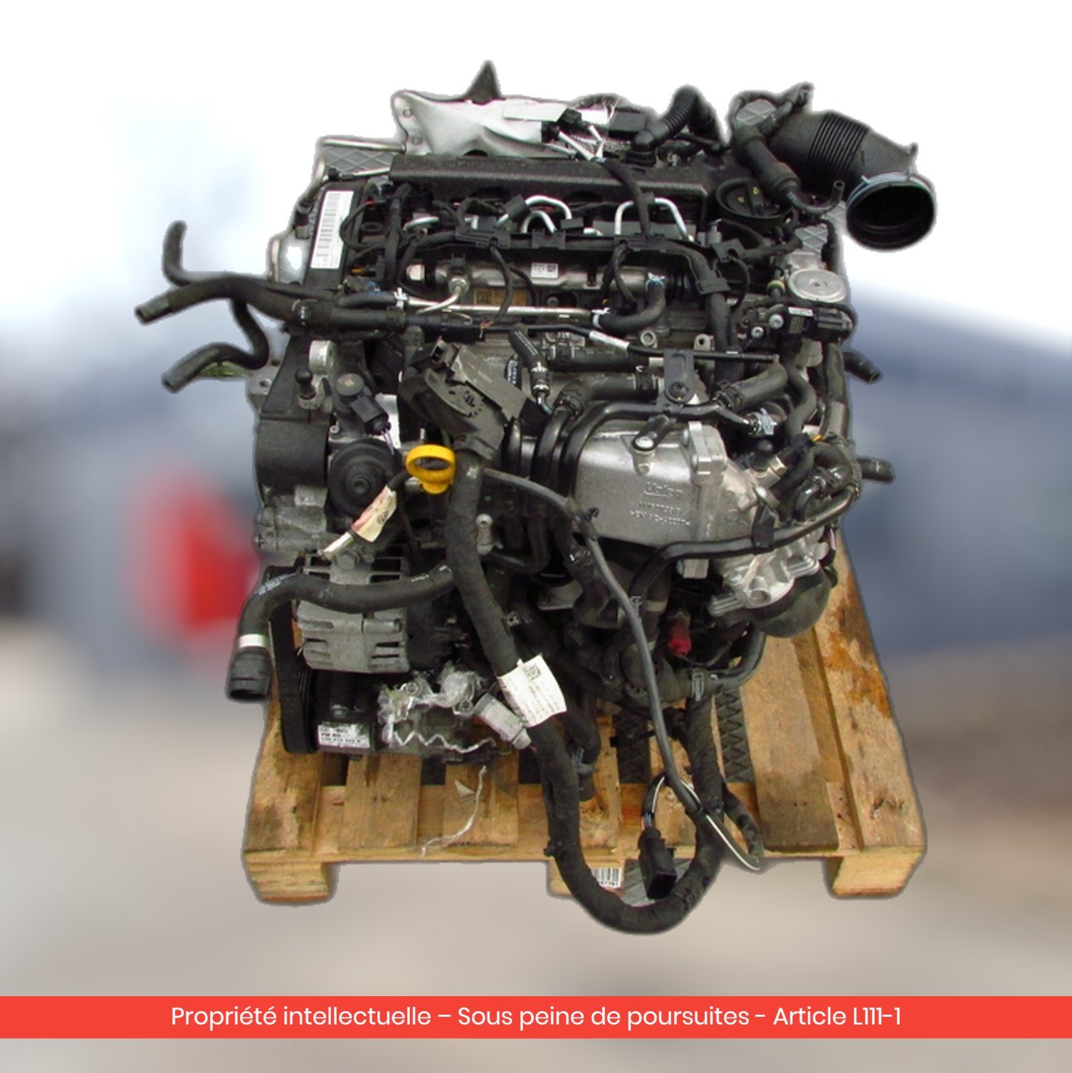 Moteur Seat Leon / Škoda Octavia III CRMB — occasion — vue 2