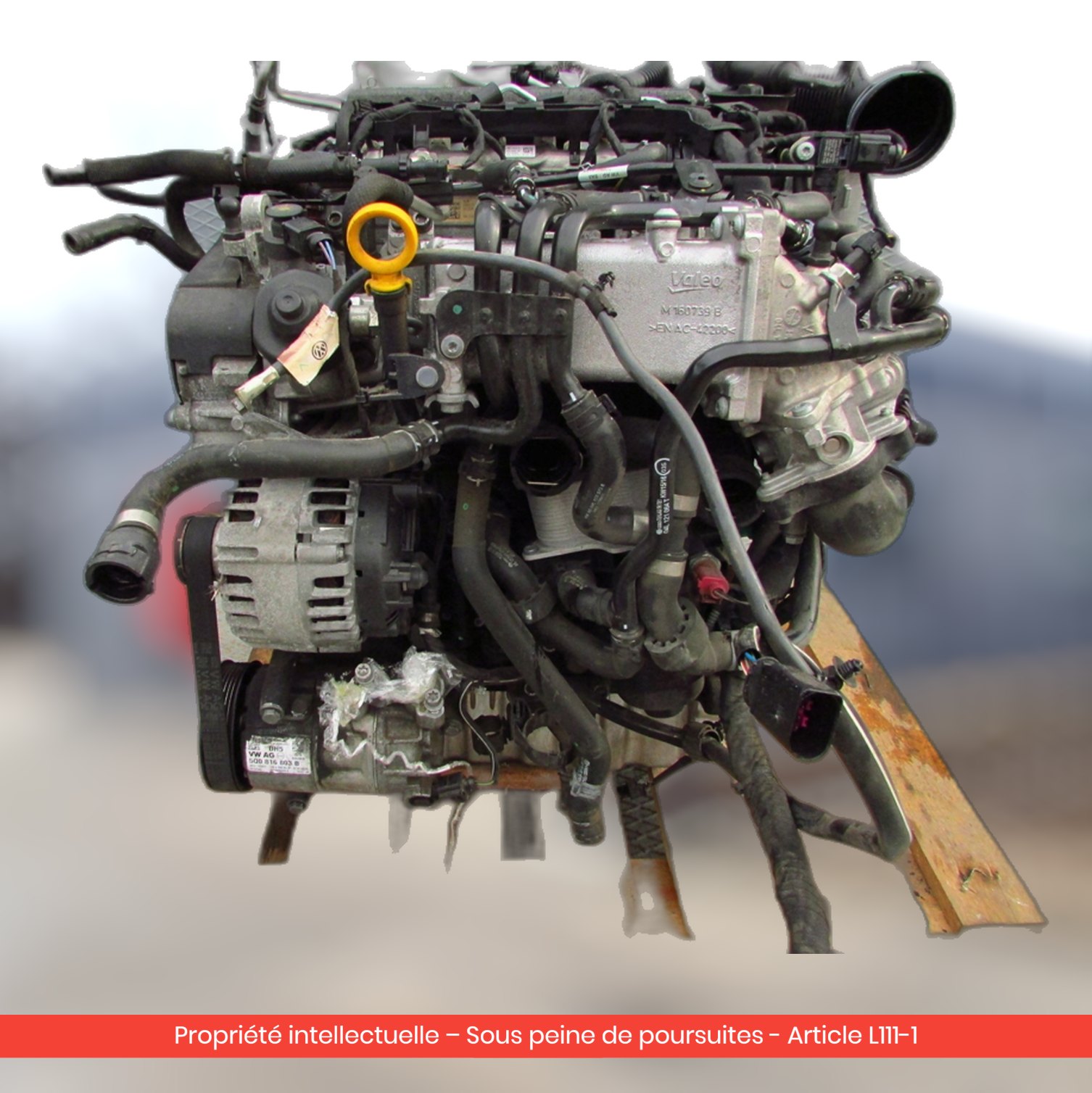 Moteur Seat Leon / Škoda Octavia III CRMB — occasion — vue 4