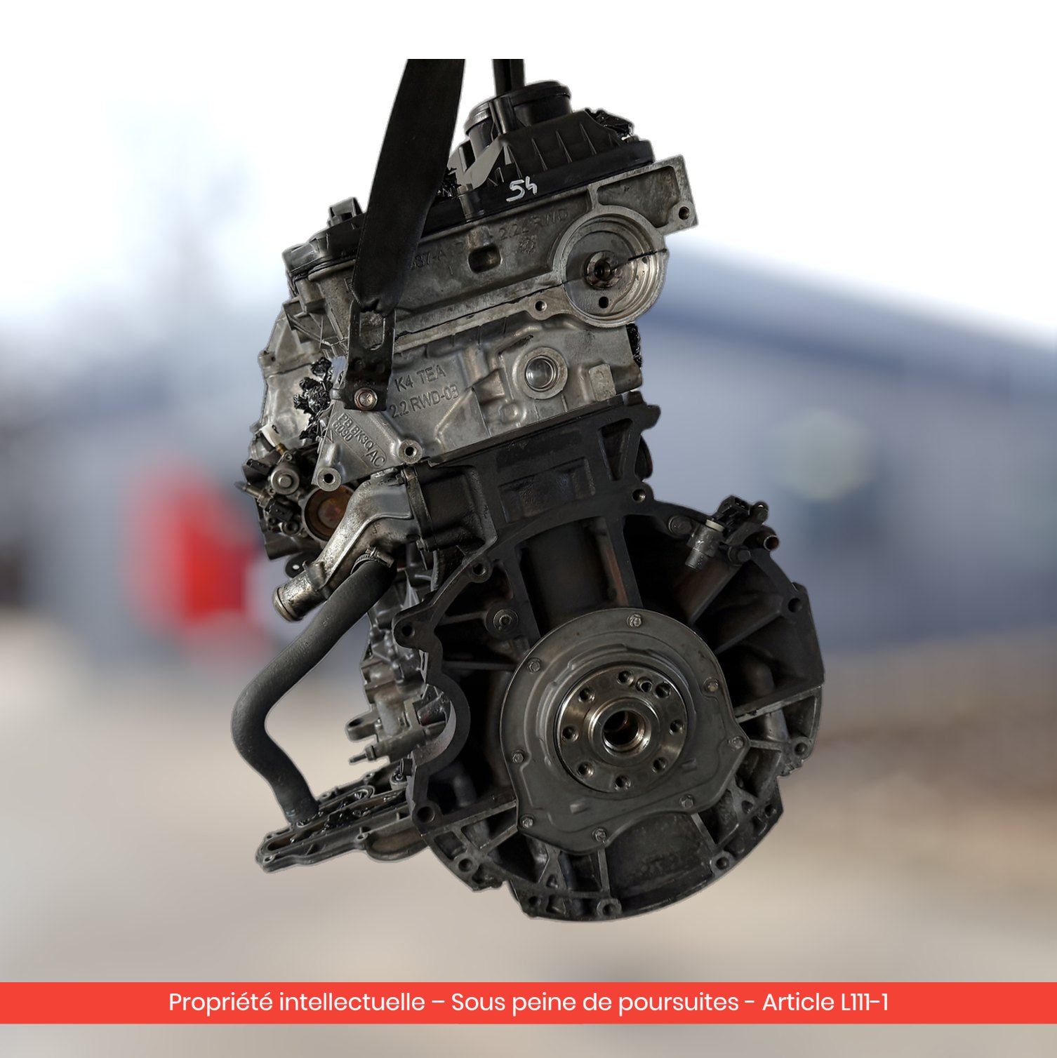 Moteur Renault Twingo /  D7FB700 — occasion — vue 3