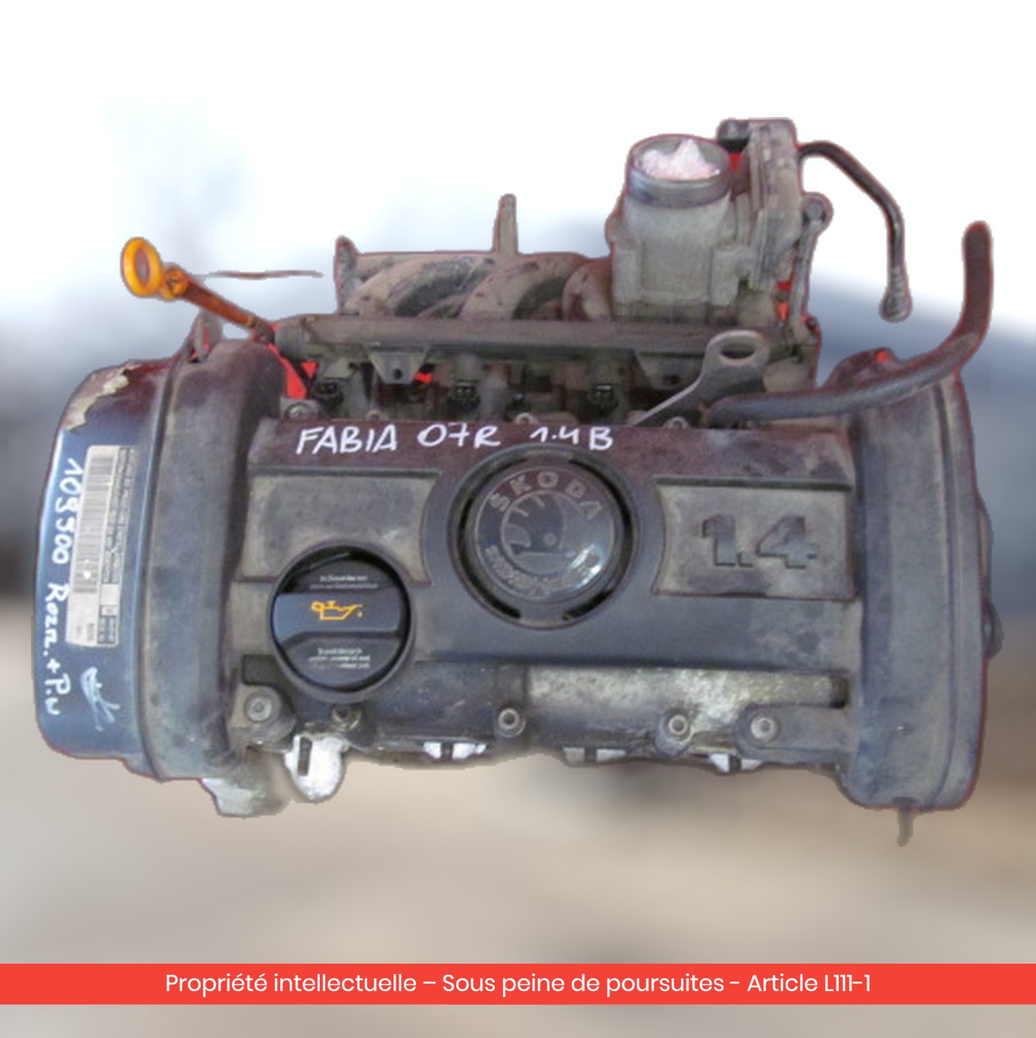 Moteur Volkswagen Golfv / Caddy BUD — occasion — vue 3