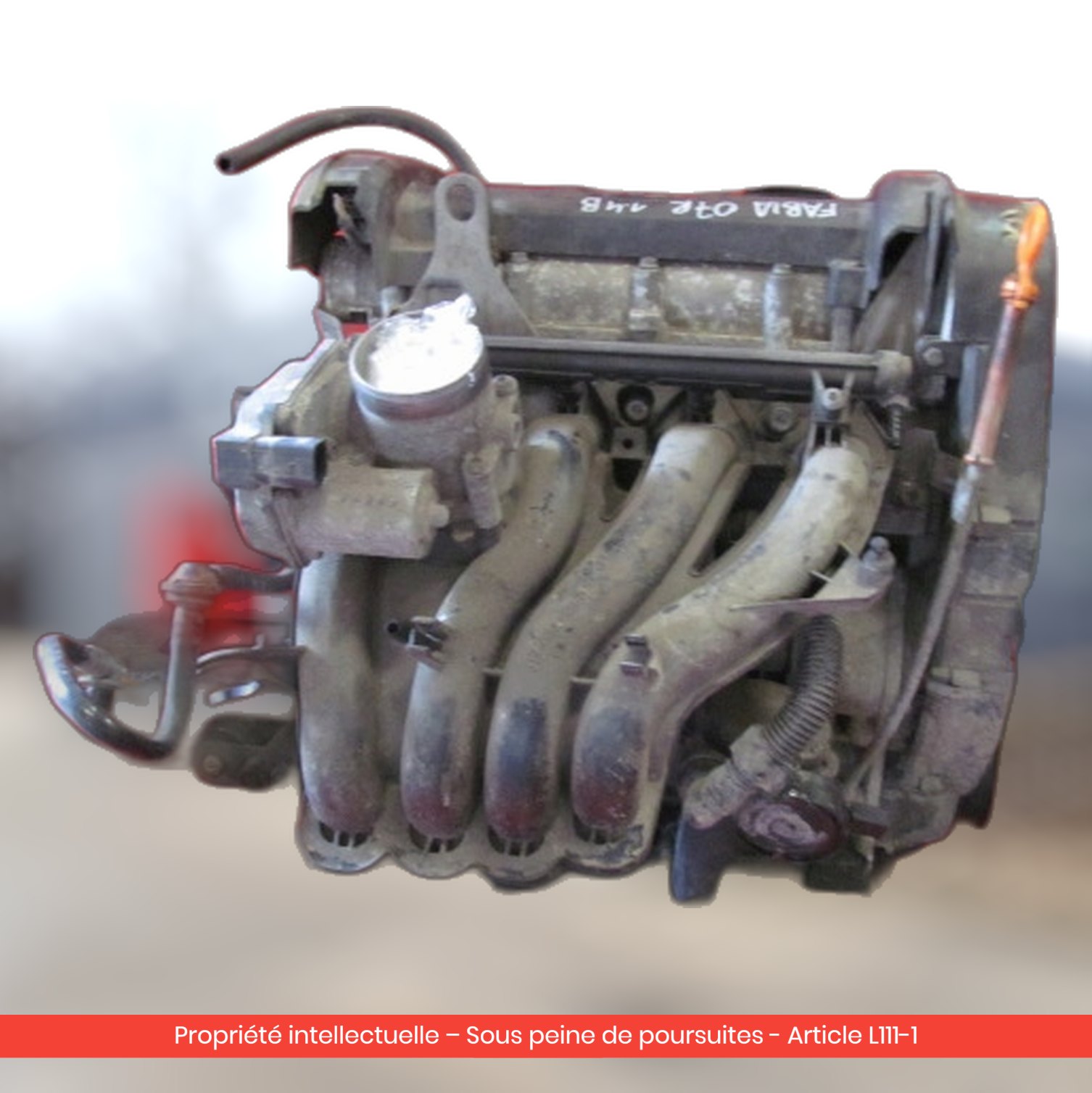 Moteur Volkswagen Golfv / Caddy BUD — occasion — vue 4