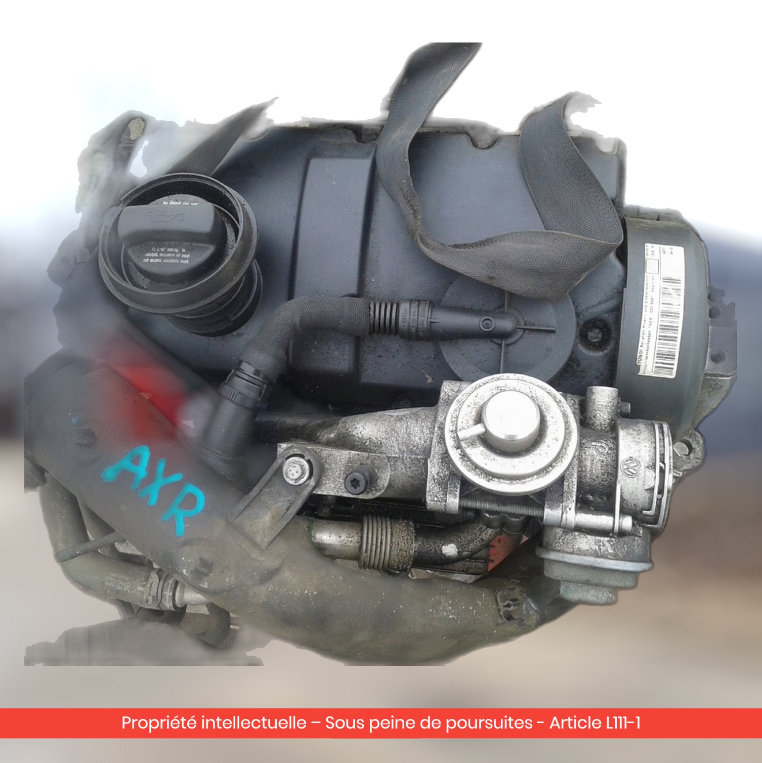 Moteur Seat Ibiza / Volkswagen Polo AXR — occasion — vue 4