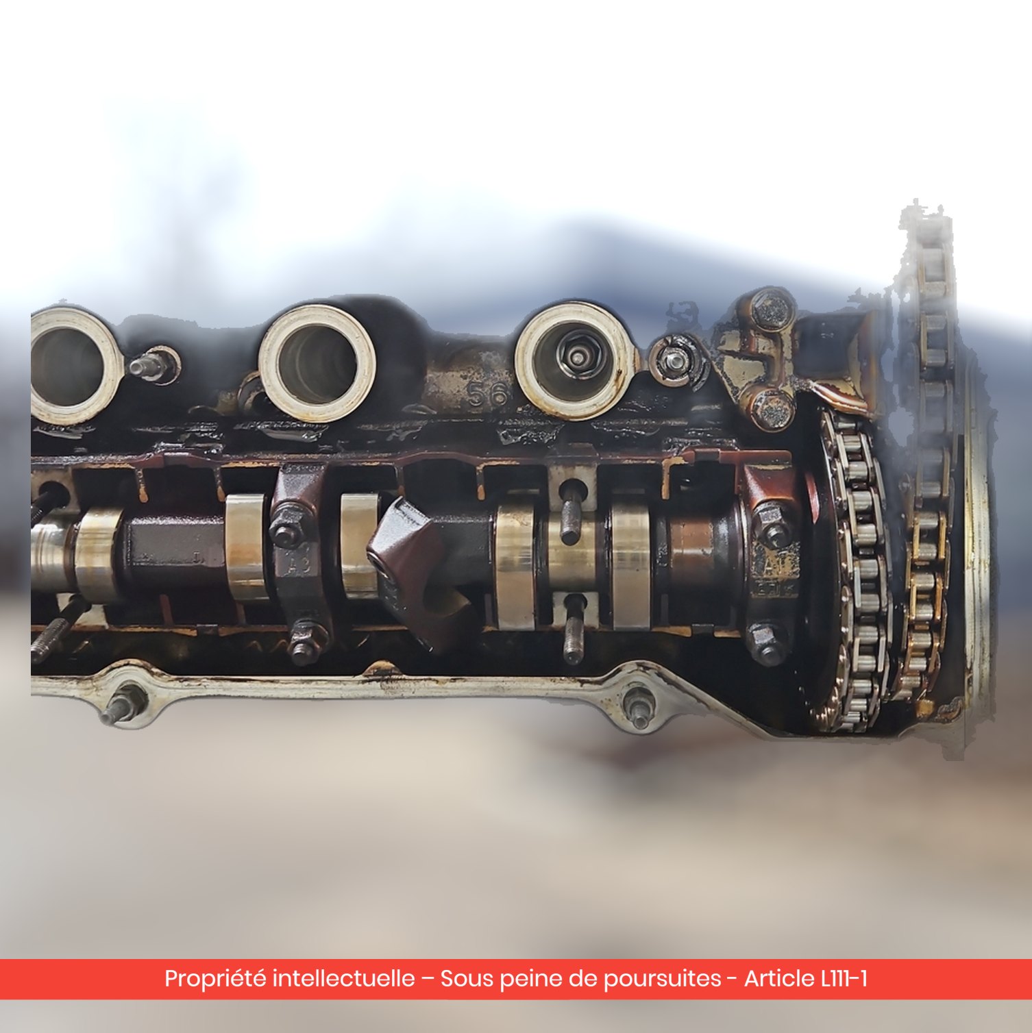 Moteur BMW 325 E90 / 523 E60 N52B25A — occasion — vue 4