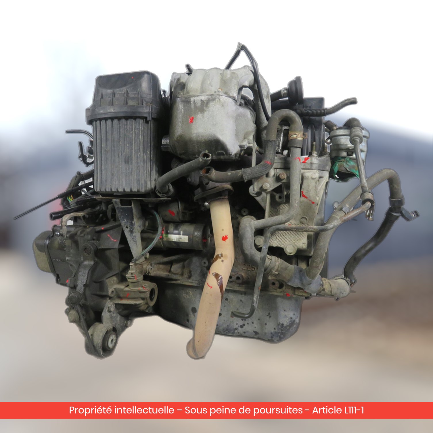 Moteur Citroën Saxo / Peugeot 106 II VJX — occasion — vue 3