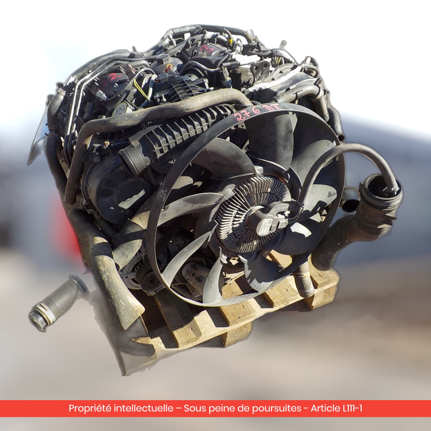 Moteur Ford Maverick / Nissan Terrano TD27-T — occasion — vue 2