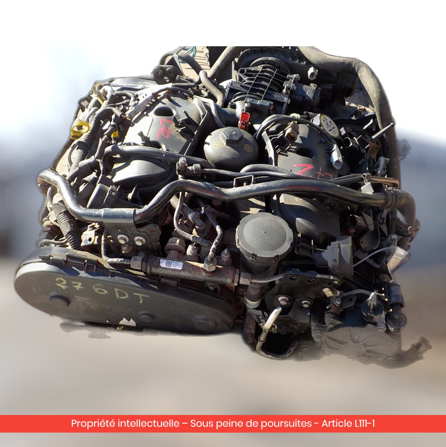 Moteur Ford Maverick / Nissan Terrano TD27-T — occasion — vue 4