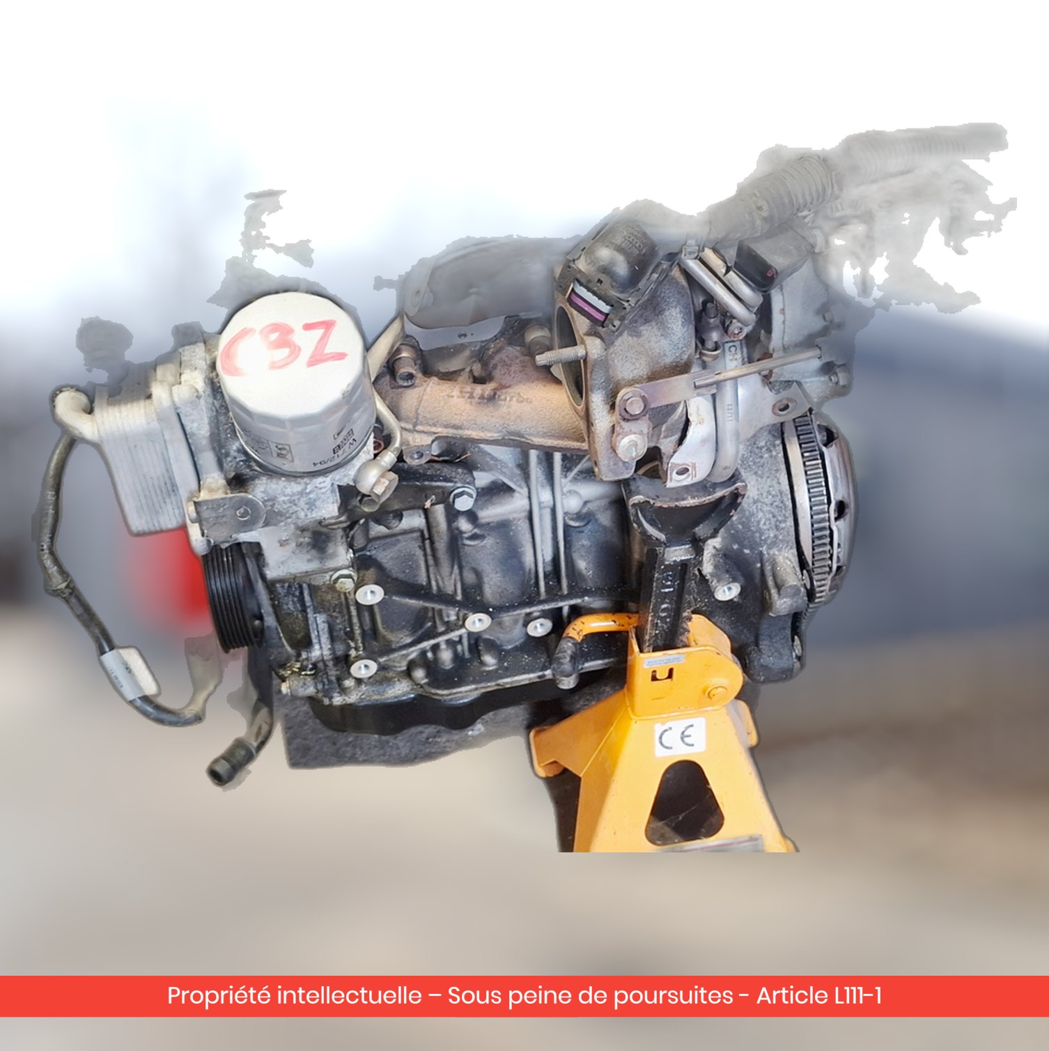 Moteur Audi A1 / Seat Ibiza / Škoda Fabia CBZA — occasion — vue 3
