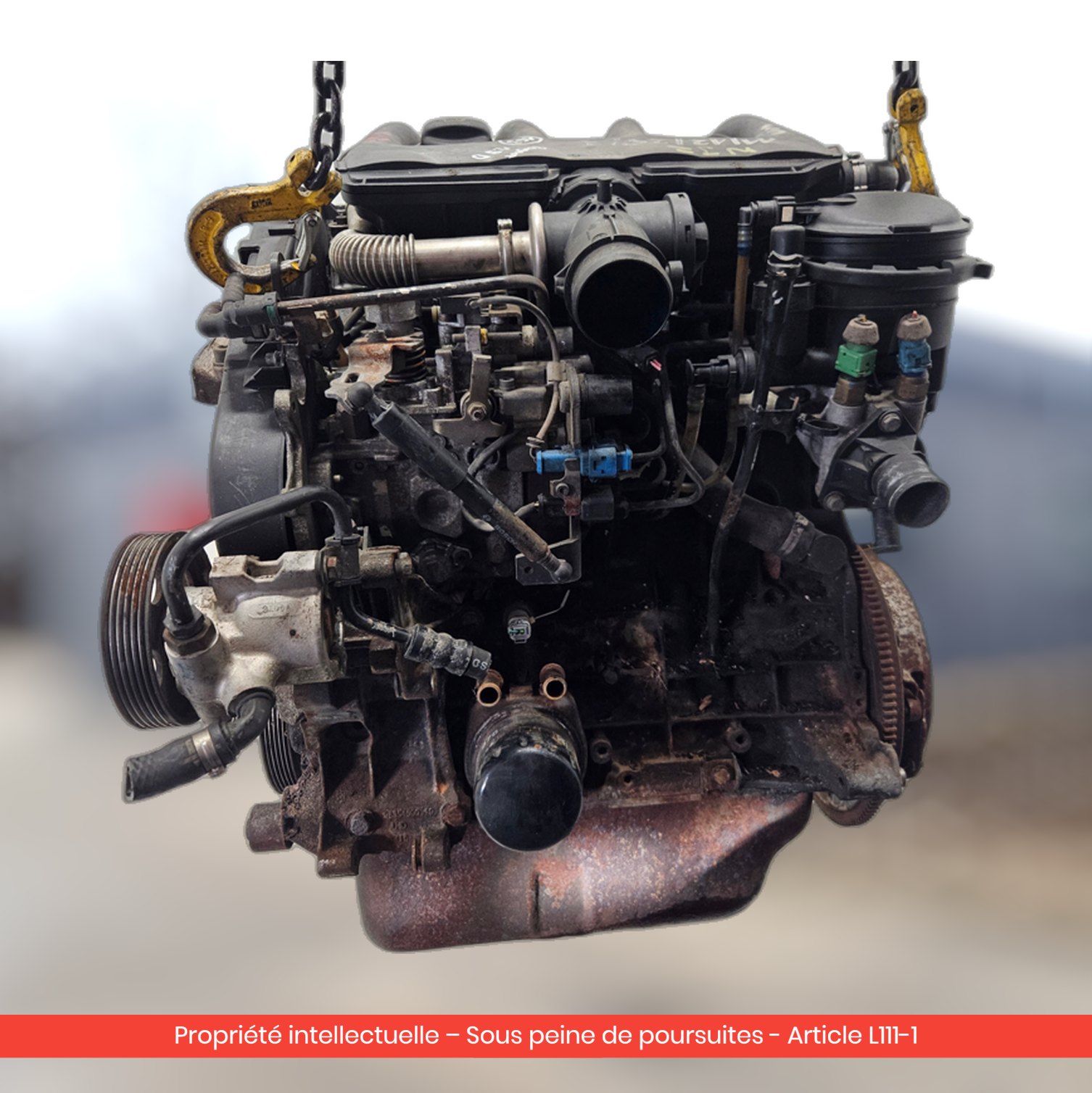 Moteur Peugeot Partner / 206 WJZ — occasion — vue 2