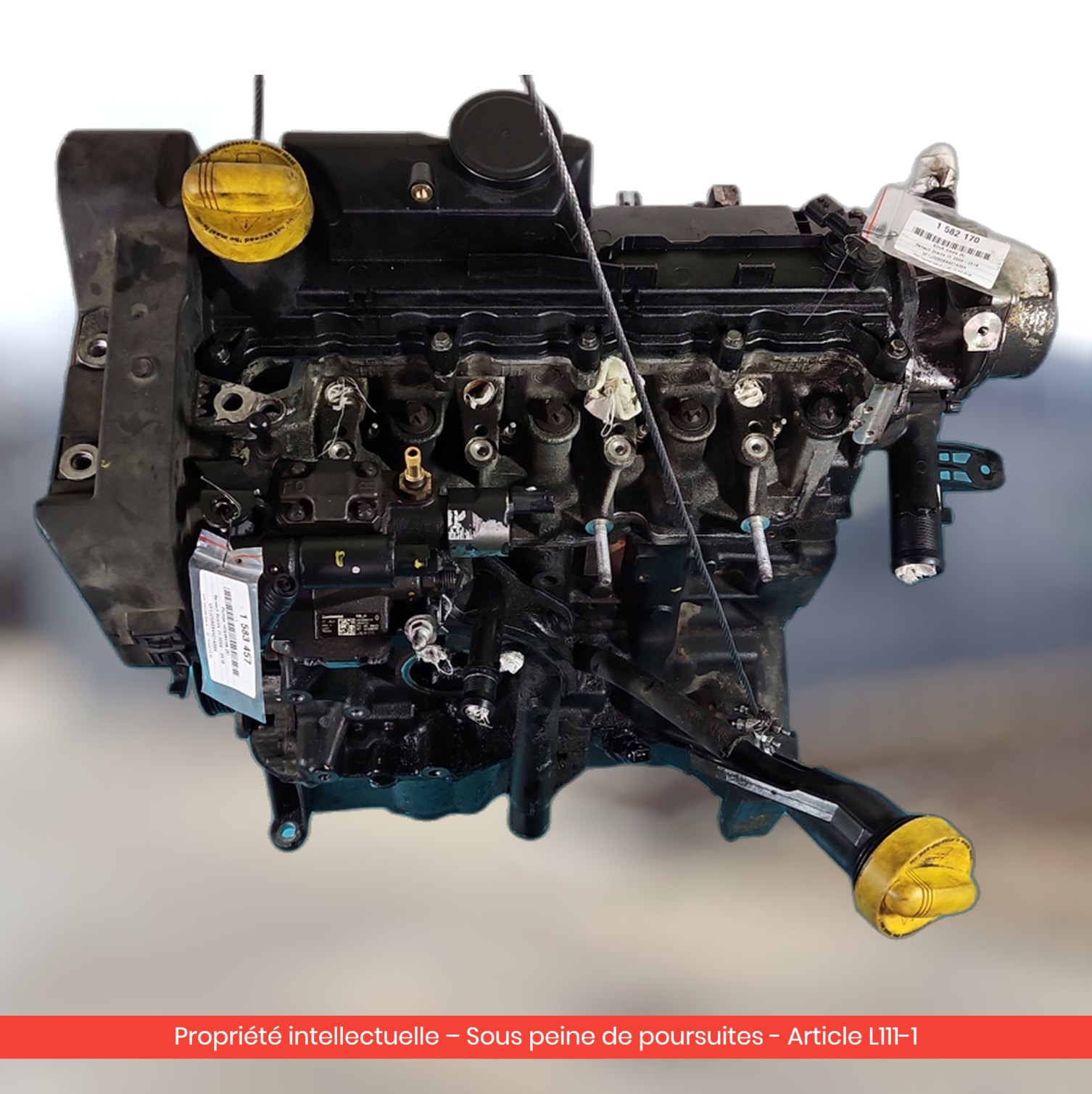 Moteur Renault Scenic III / Megane III / Fluence K9KG832 — occasion — vue 2
