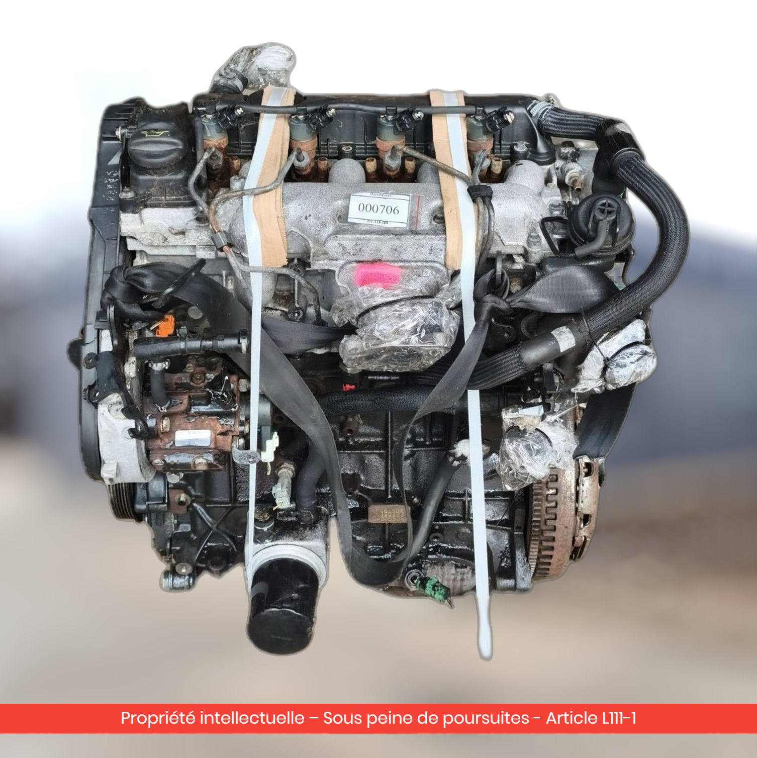 Moteur Citroën C8 / Lancia Phedra 4HW — occasion — vue 4