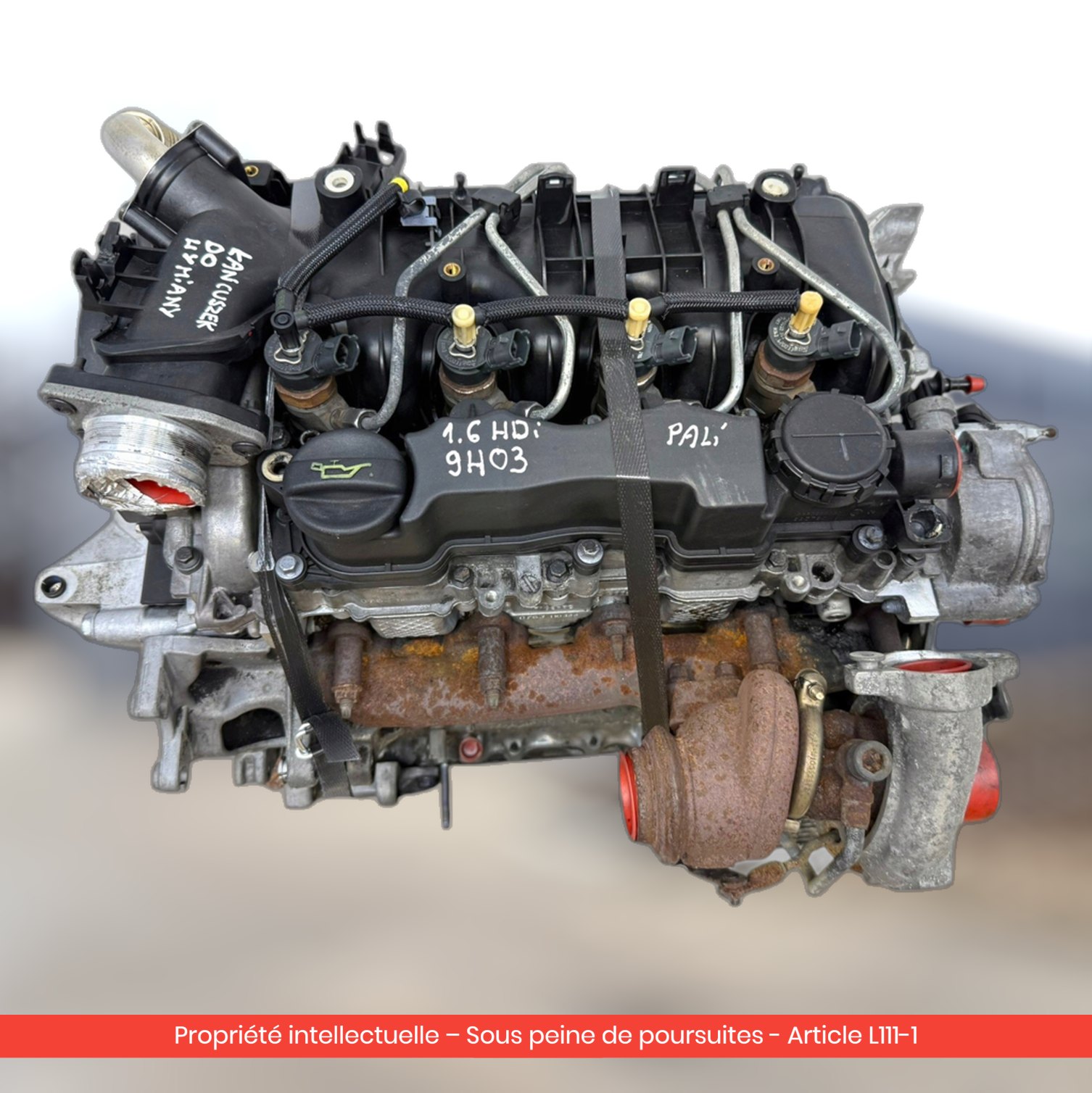 Moteur Citroën Berlingo III / Peugeot Partner III 9H03 — occasion — vue 2