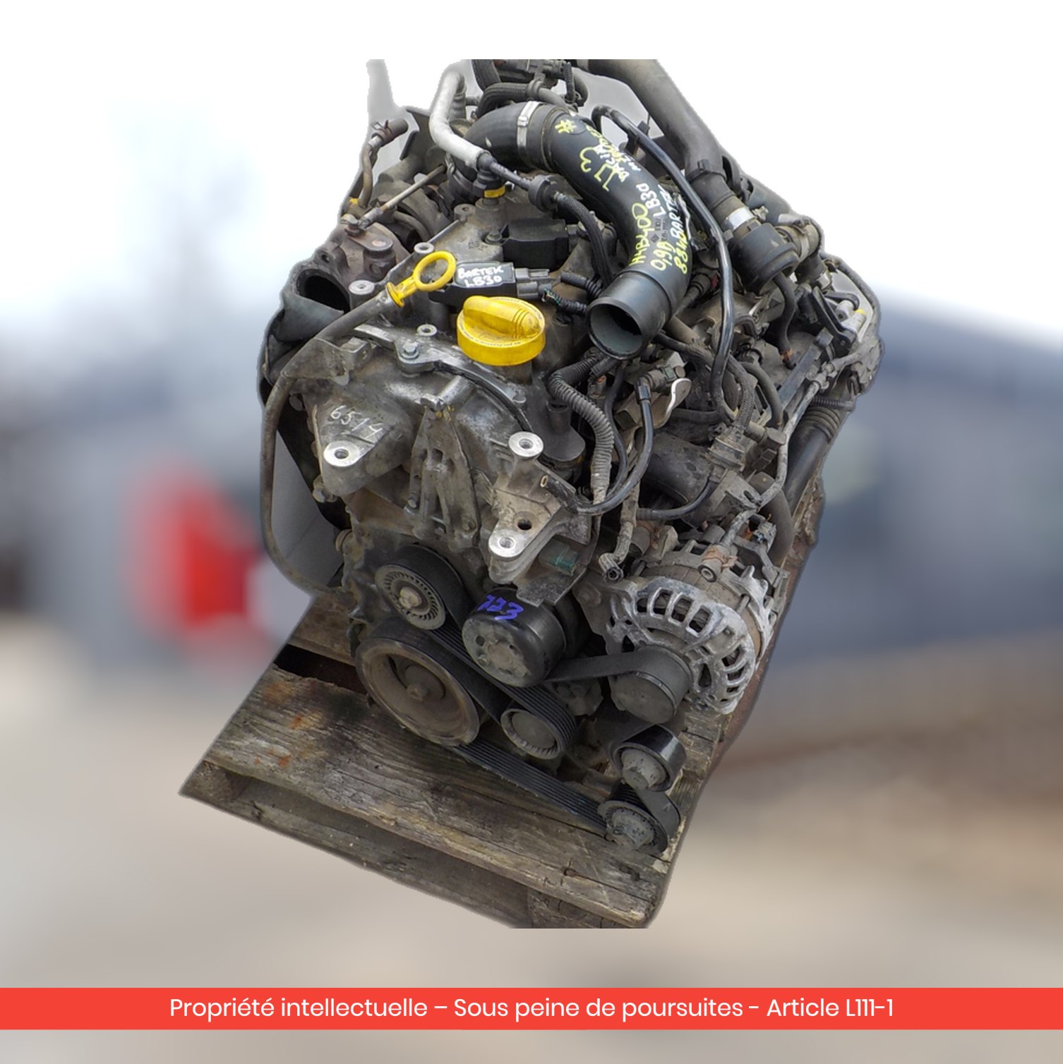 Moteur Dacia Logan II / Sandero II / Renault Clio IV H4BA400 — occasion — vue 2