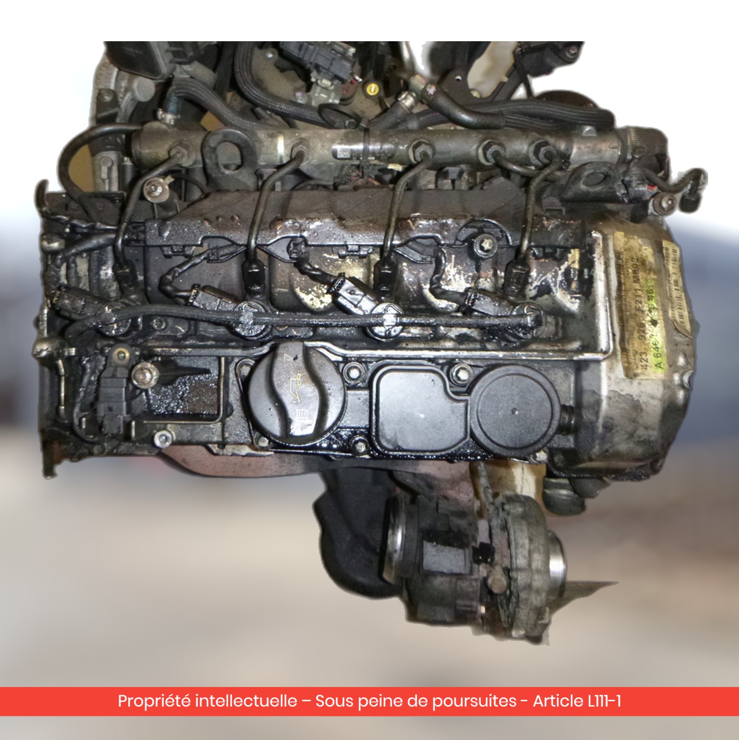 Moteur Mercedes A170 / Classe A 66894230 — occasion — vue 3