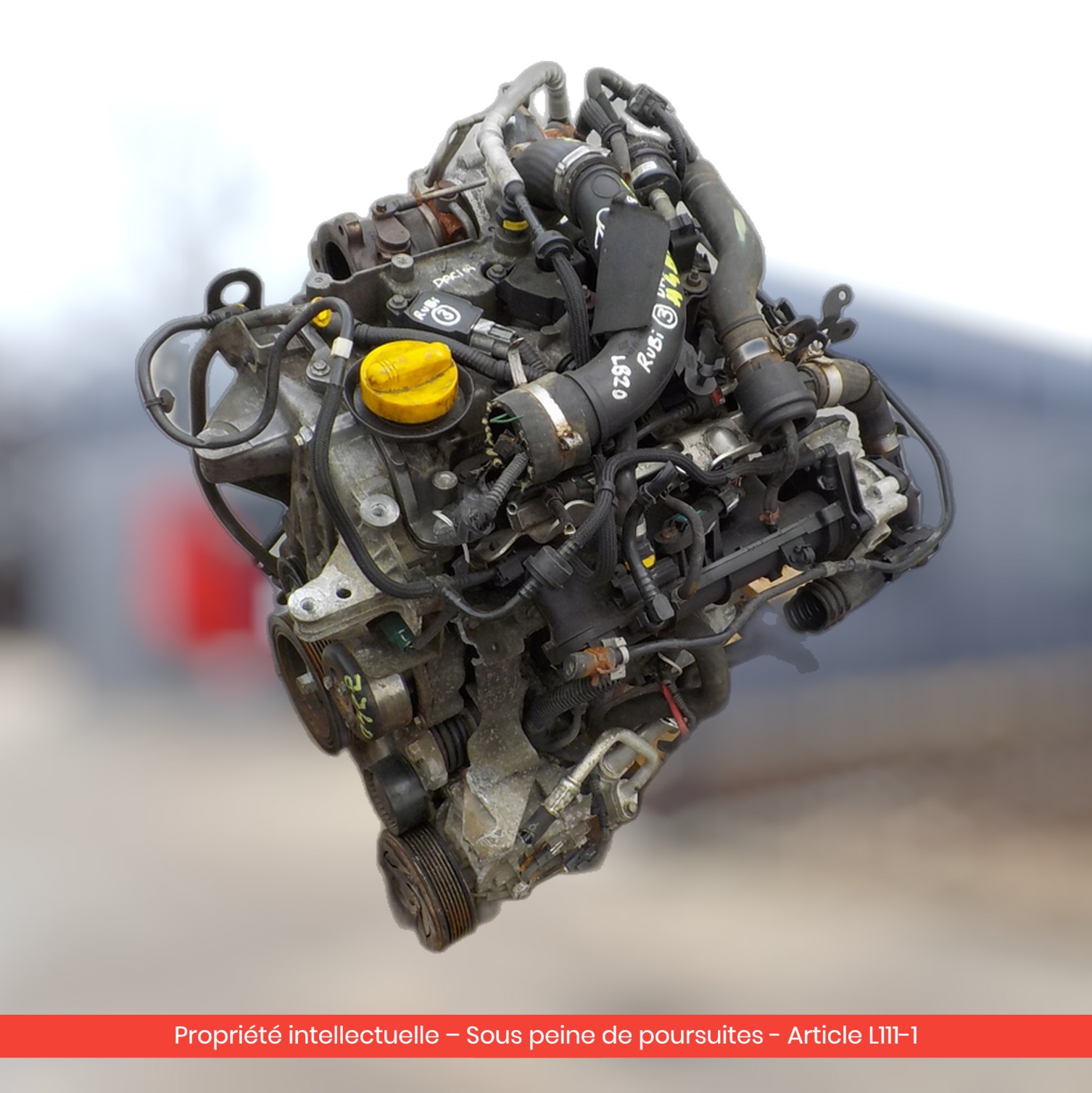 Moteur Dacia Sandero II / Renault Clio IV / Captur H4BB408 — occasion — vue 2