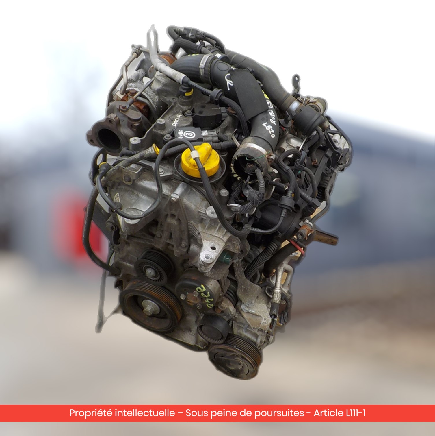 Moteur Dacia Sandero II / Renault Clio IV / Captur H4BB408 — occasion — vue 3