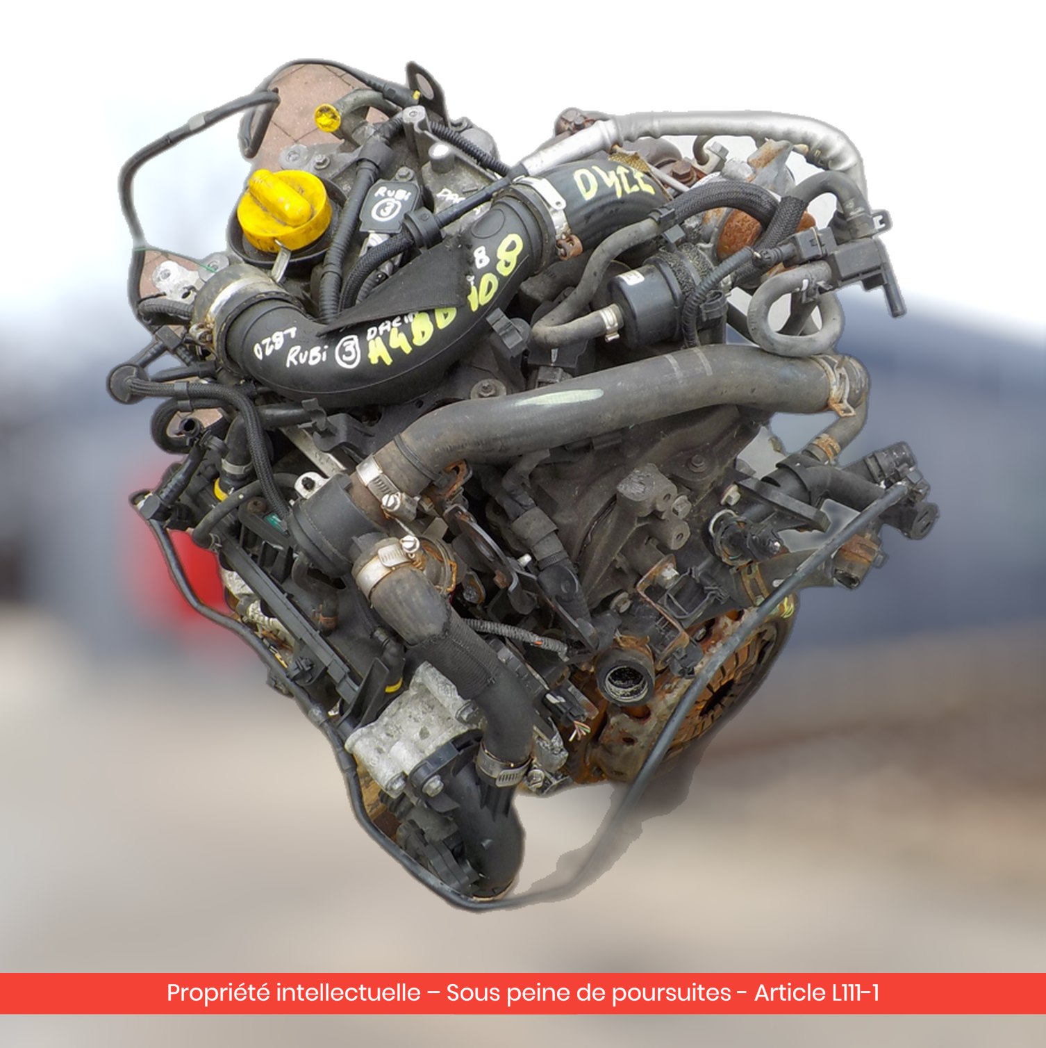 Moteur Dacia Sandero II / Renault Clio IV / Captur H4BB408 — occasion — vue 4