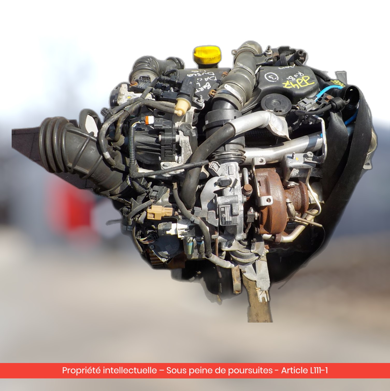 Moteur Dacia Duster / Lodgy K9K666 — occasion — vue 3