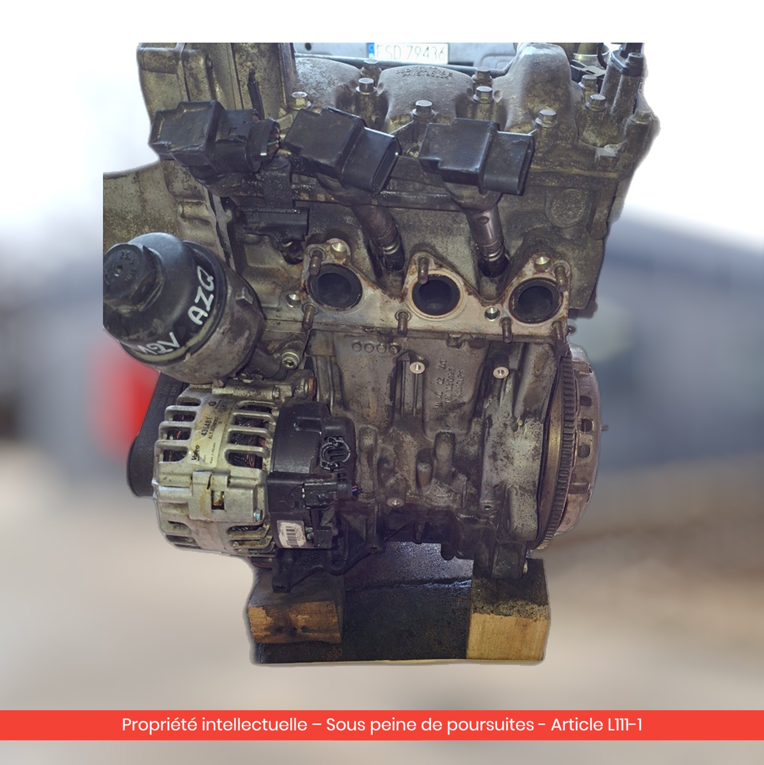 Moteur Citroën C1 II / Peugeot 108 CFB II-2 — occasion — vue 3