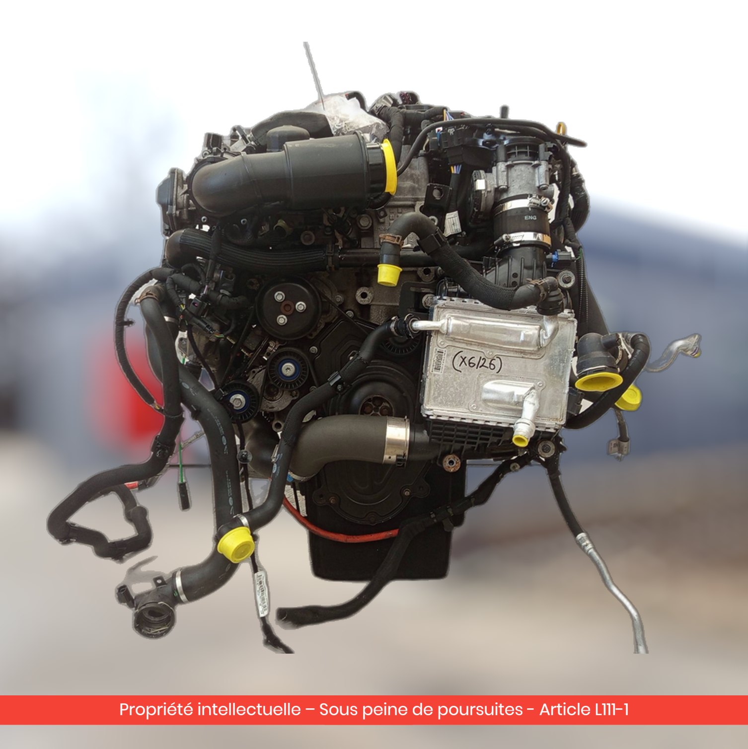 Moteur Citroën C5 X7 / Peugeot 407 XFV-HR — occasion — vue 3