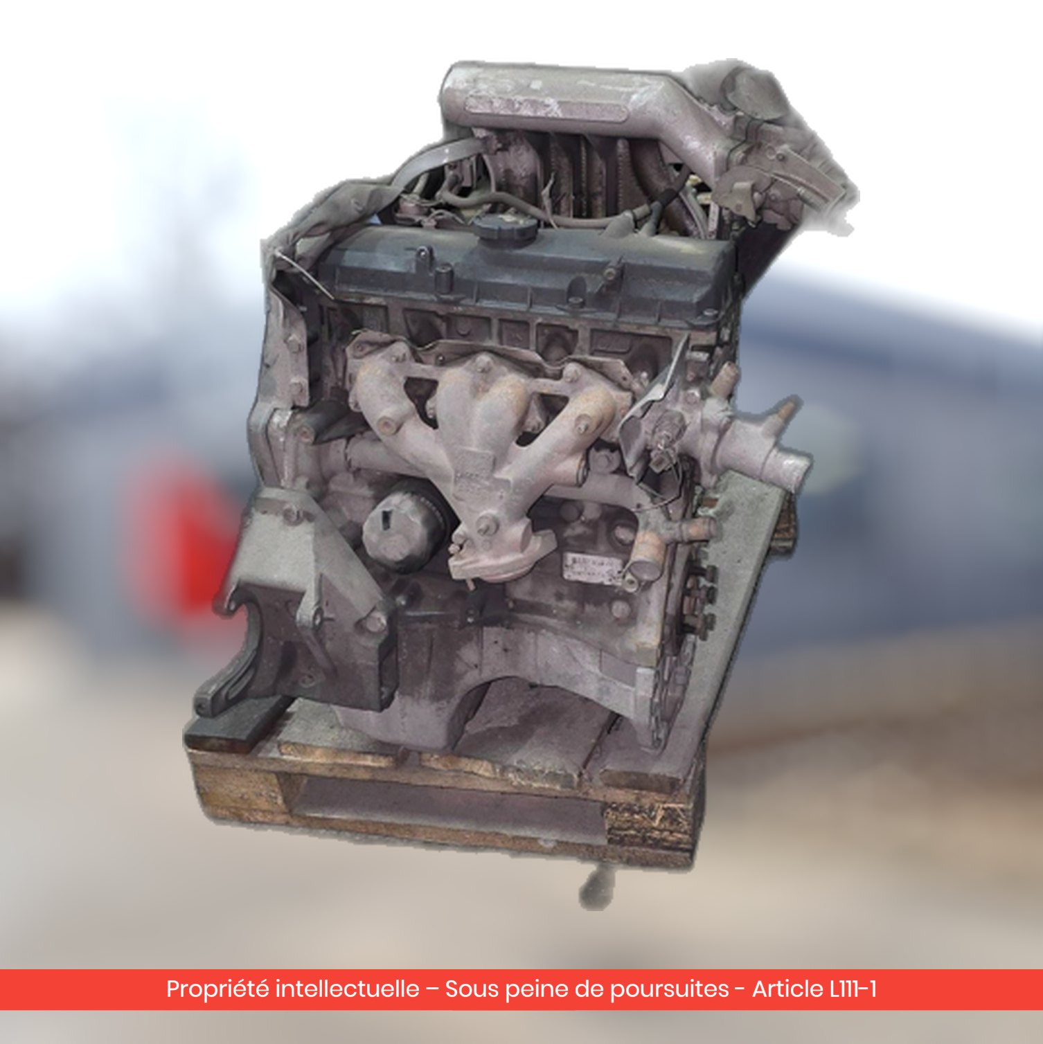 Moteur Renault Megane Classic / Megane / Megane Scenic K7MA702 — occasion — vue 2