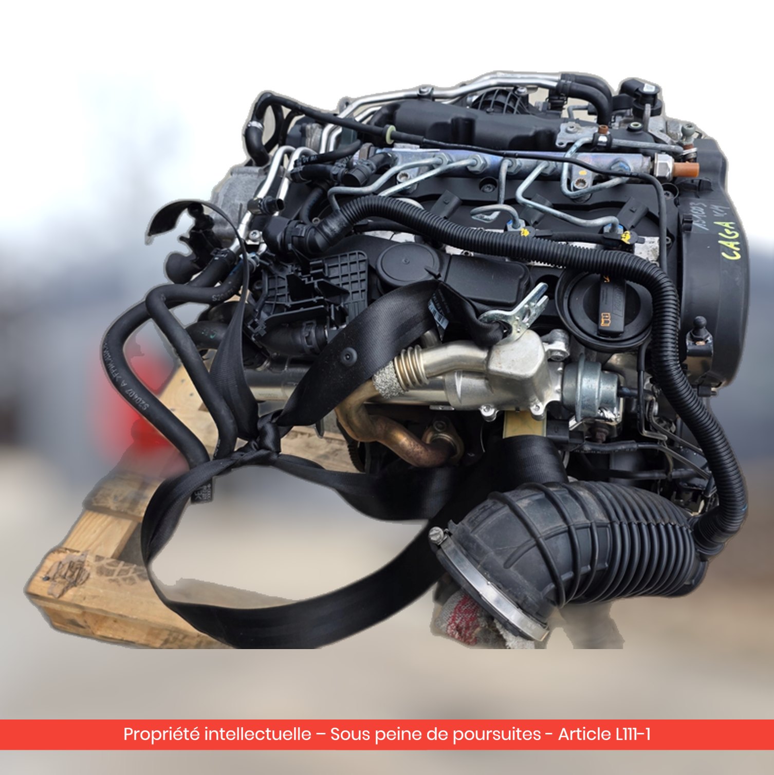 Moteur Audi A4 / Seat Exeo CAGC — occasion — vue 3
