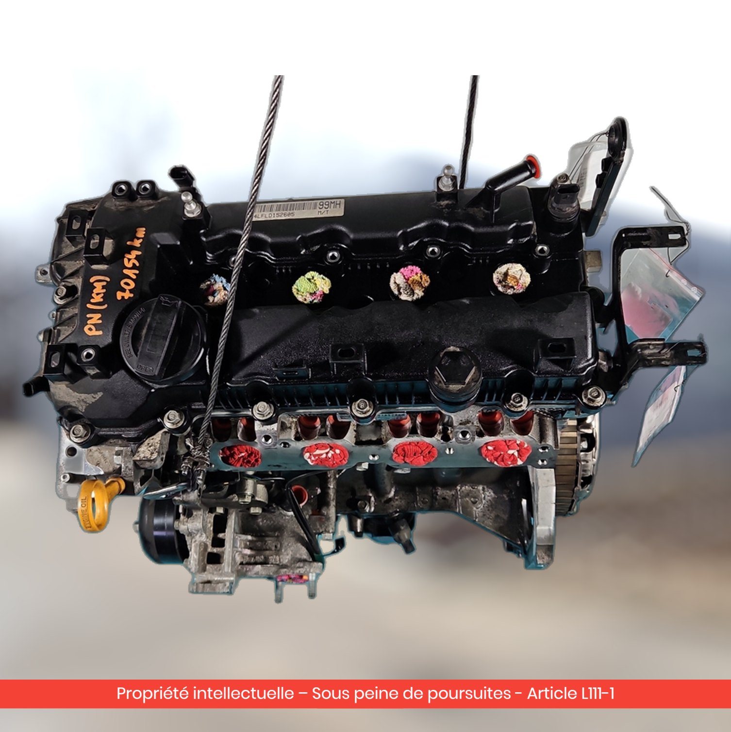 Moteur Hyundai I20 II / Bayon G4LF-P95T108V00 — occasion — vue 2