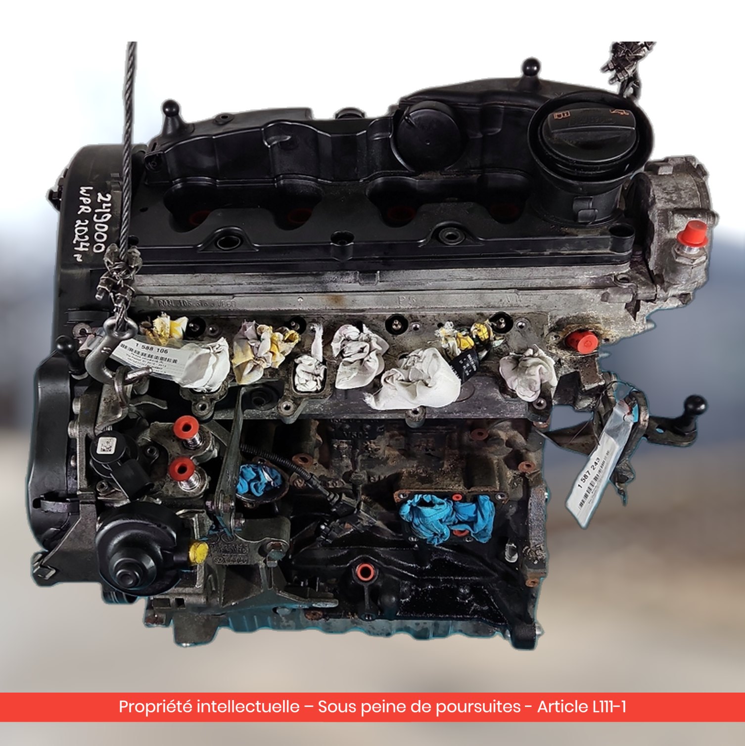 Moteur Audi A3 / Q3 / Volkswagen Golf VI CFFB — occasion — vue 4
