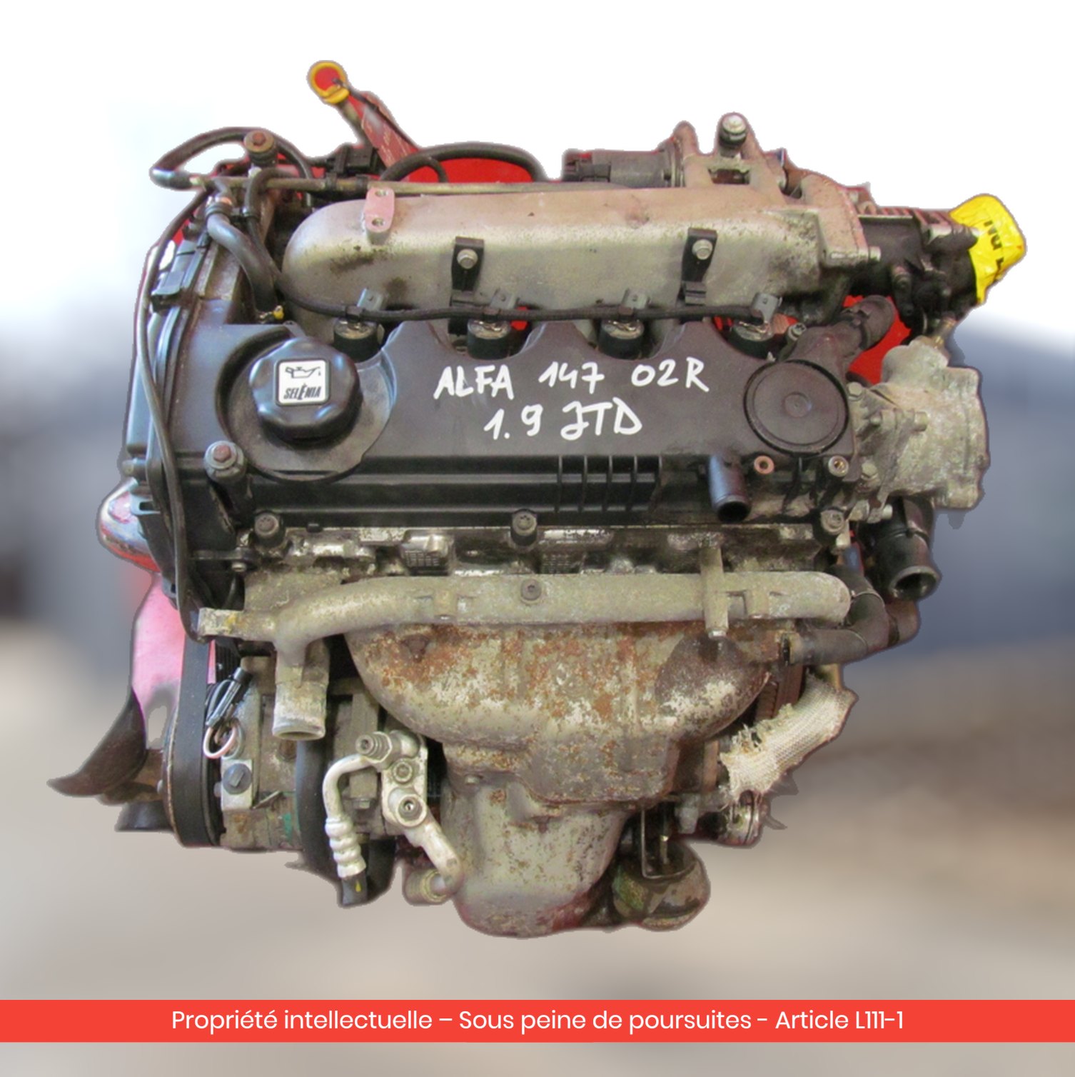 Moteur Alfa Romeo 156 / Romeo 147 / Lancia Lybra 937A2000 — occasion — vue 3