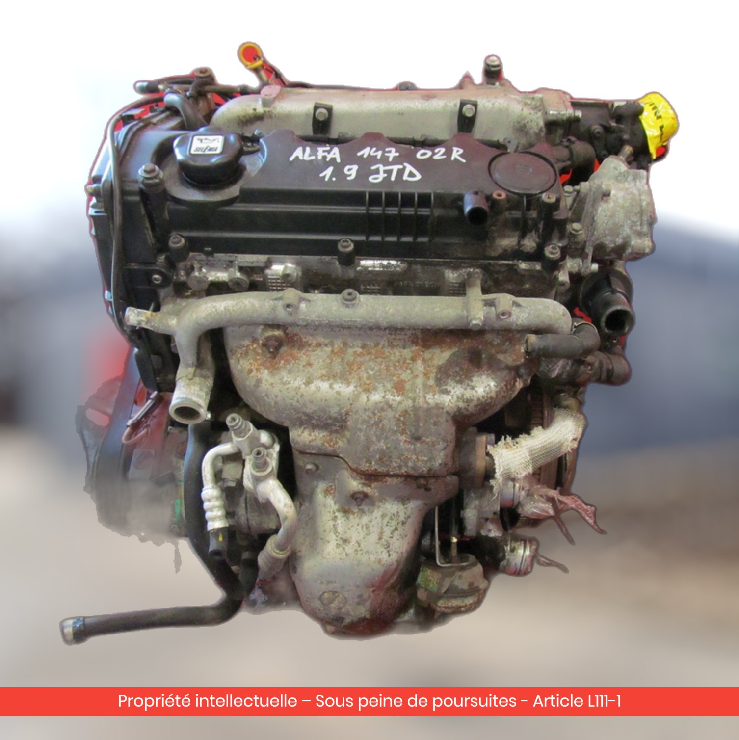 Moteur Alfa Romeo 156 / Romeo 147 / Lancia Lybra 937A2000 — occasion — vue 4