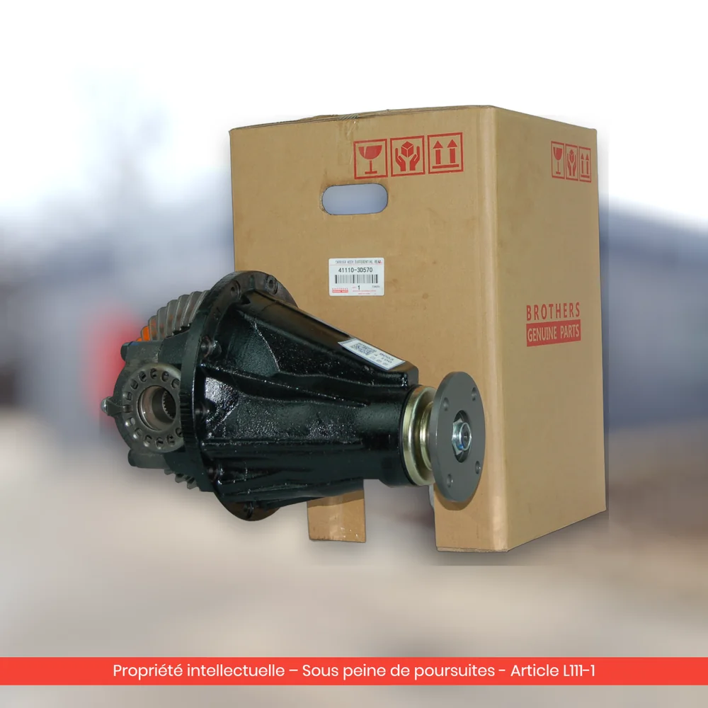 Différentiel arrière reconditionné Toyota Land Cruiser Prado 120 (GRJ120) 1GR-FE — 41110-3D570 rapport 4.100 — vue 5