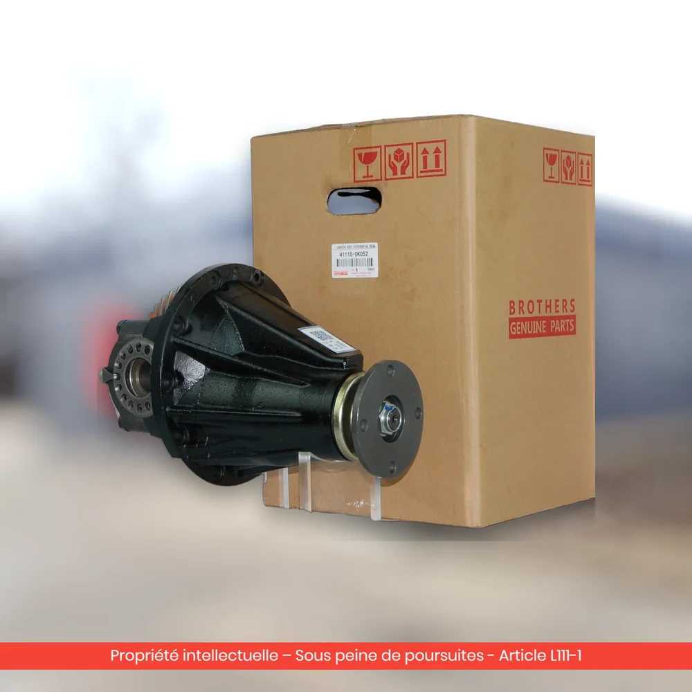 Différentiel arrière reconditionné Toyota Hilux Vigo / Fortuner (TGN10, TGN15, TGN36, TGN51) 1TR-FE — 41110-0K050 rapport 4.555 — vue 5
