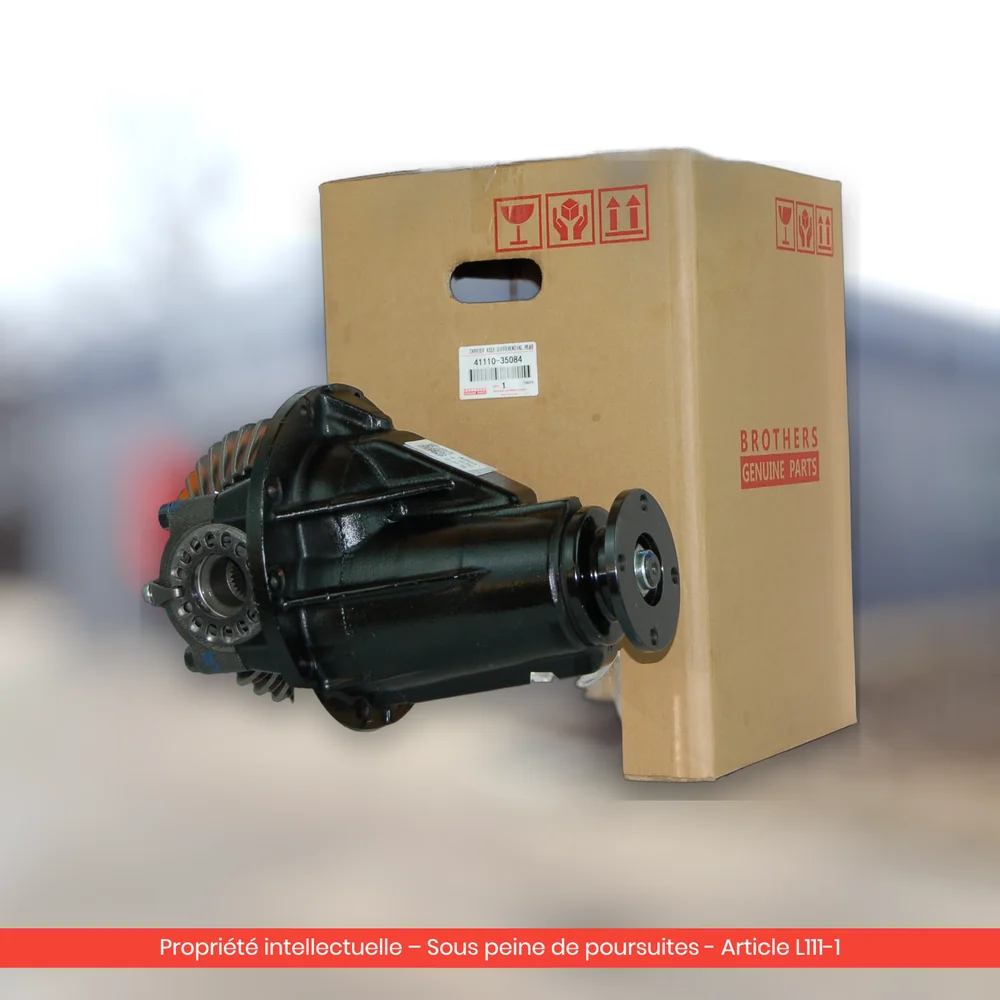 Différentiel arrière reconditionné Toyota Hiace H100 (LH103) 3L — 41110-35084 rapport 4.875 — vue 5