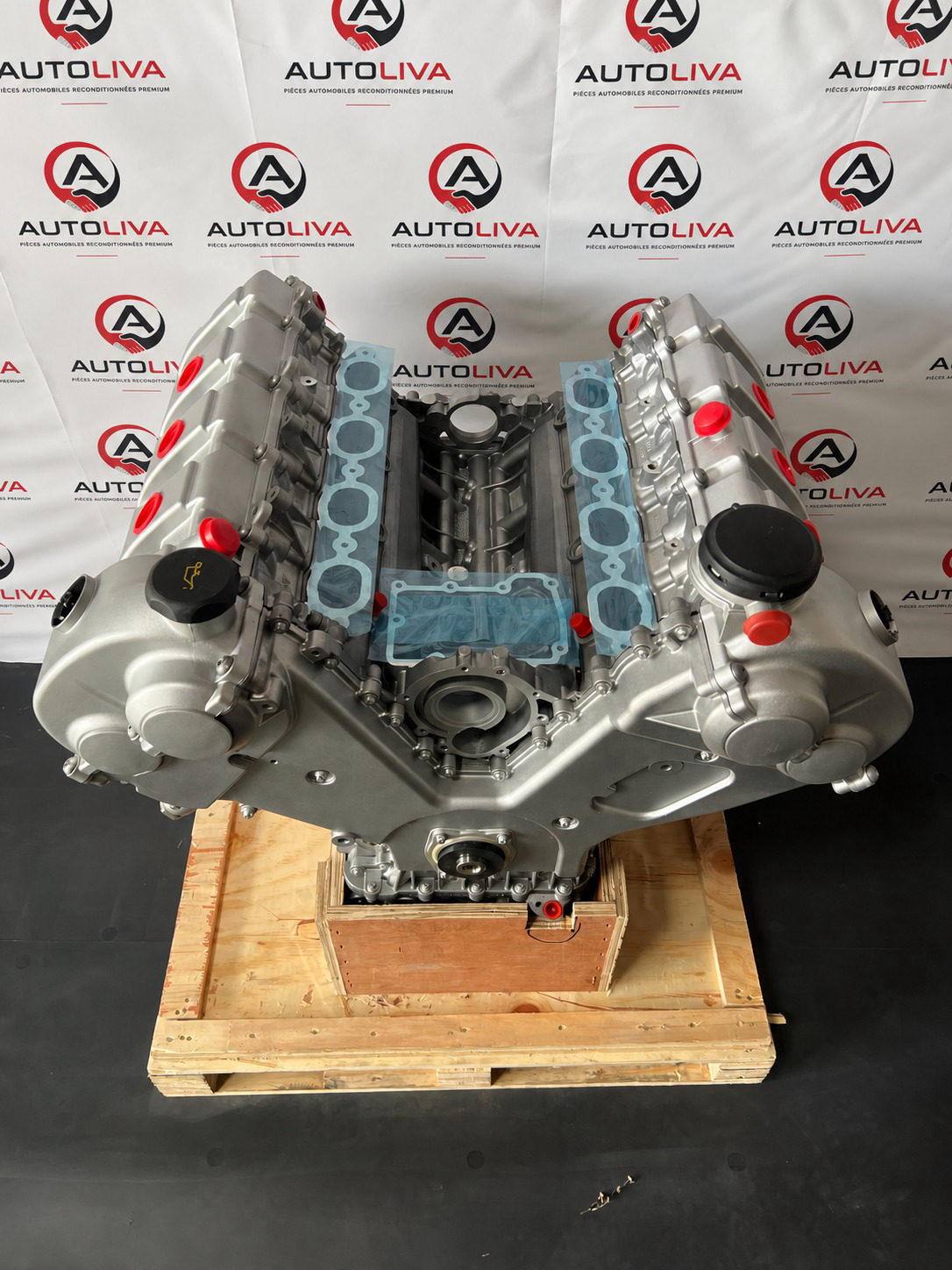 Moteur reconditionné Porsche Cayenne 4.5 V8 M48.00 / M48.50 (955) chemisé fonte – échange standard — Vue 5
