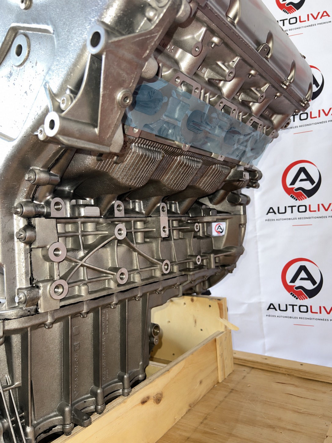 Moteur reconditionné Porsche Cayenne S / GTS 4.8 V8 M48.02 (958) chemisé fonte – échange standard — Vue 5