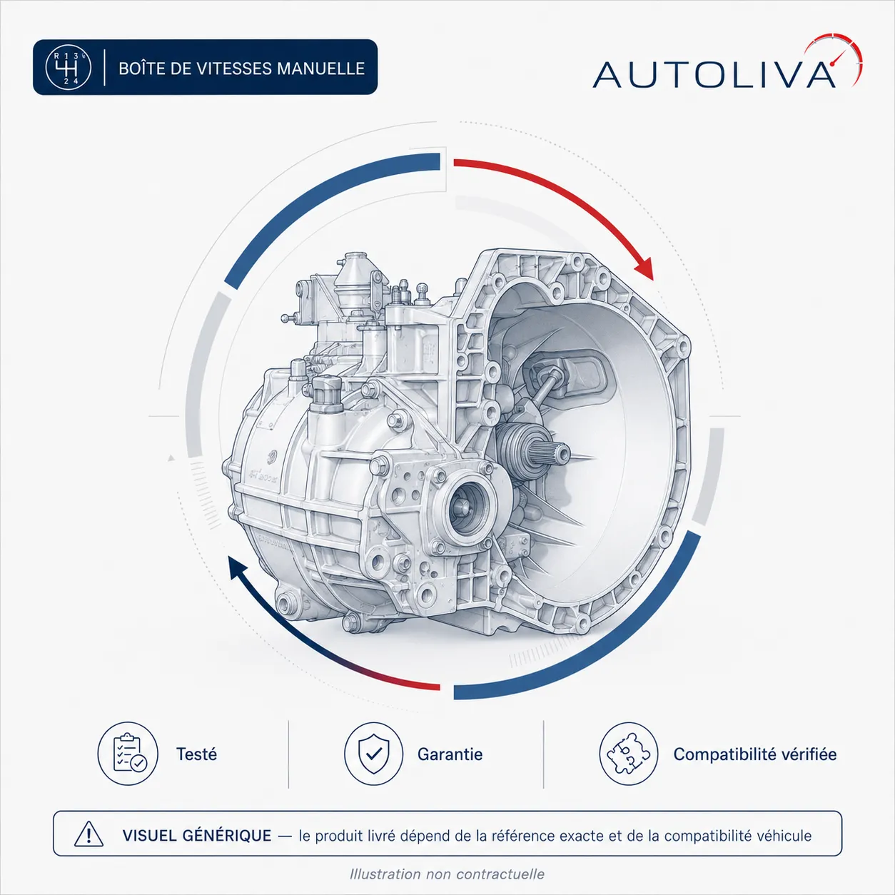 Boîte de vitesses manuelle SEH reconditionnée – Volkswagen