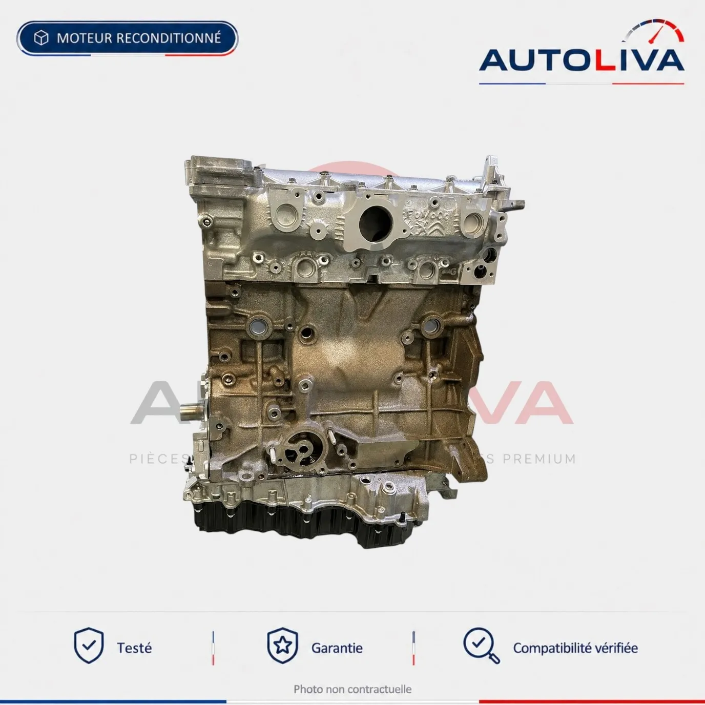 Dieselmotor AHH (DW10FC) 2.0 BlueHDi 177-180 PS generalüberholt – Peugeot, Citroën, DS, Toyota