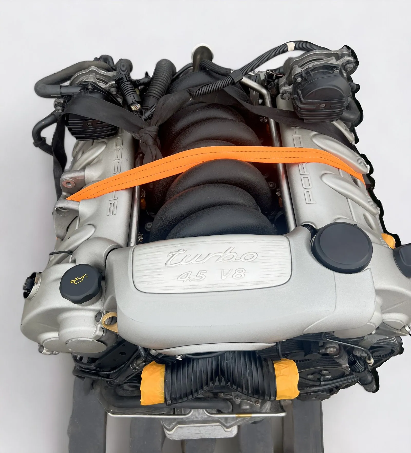 Gebrauchtmotor Porsche Cayenne 955 Turbo 4.5 V8 M48.50 geprüft gebraucht – 104682 km