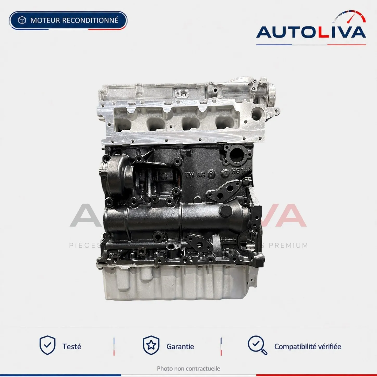 Generalüberholter Austauschmotor Diesel DFGA 2.0 TDI 150 PS – VW, Audi, Skoda, Seat