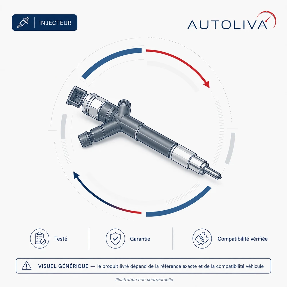 Injecteur 0445110111 reconditionné – Fiat 1.9 JTD – échange standard