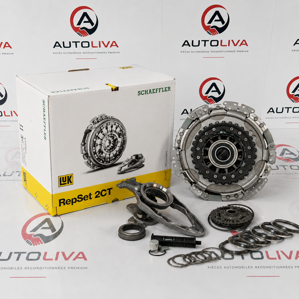 Kit d'embrayage DSG DQ200 neuf LuK génération 1 diesel — 602000200 / 0AM198140B (butée incluse)