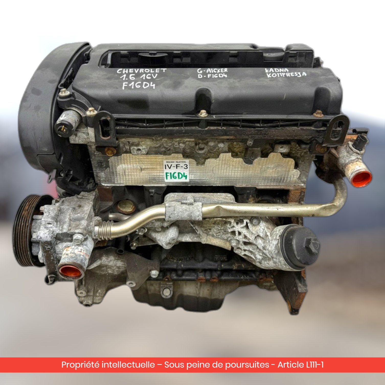 Moteur Chevrolet Cruze F16D4 — occasion