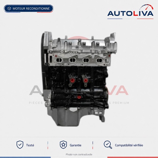 Moteur Diesel 198 A3.000 1.6 Multijet 105 ch reconditionné – Fiat