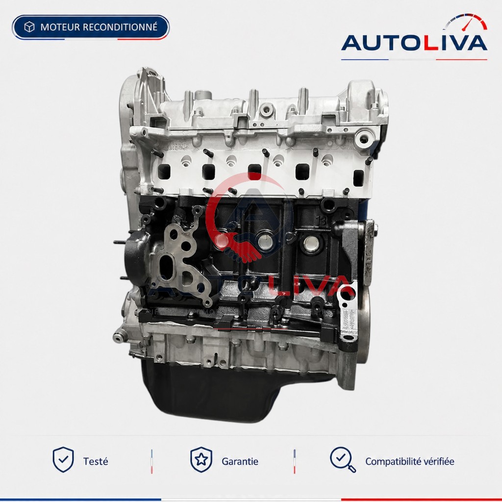 Moteur Diesel 199 B1.000 1.3 Multijet 95 ch reconditionné – Fiat, Alfa Romeo, Lancia